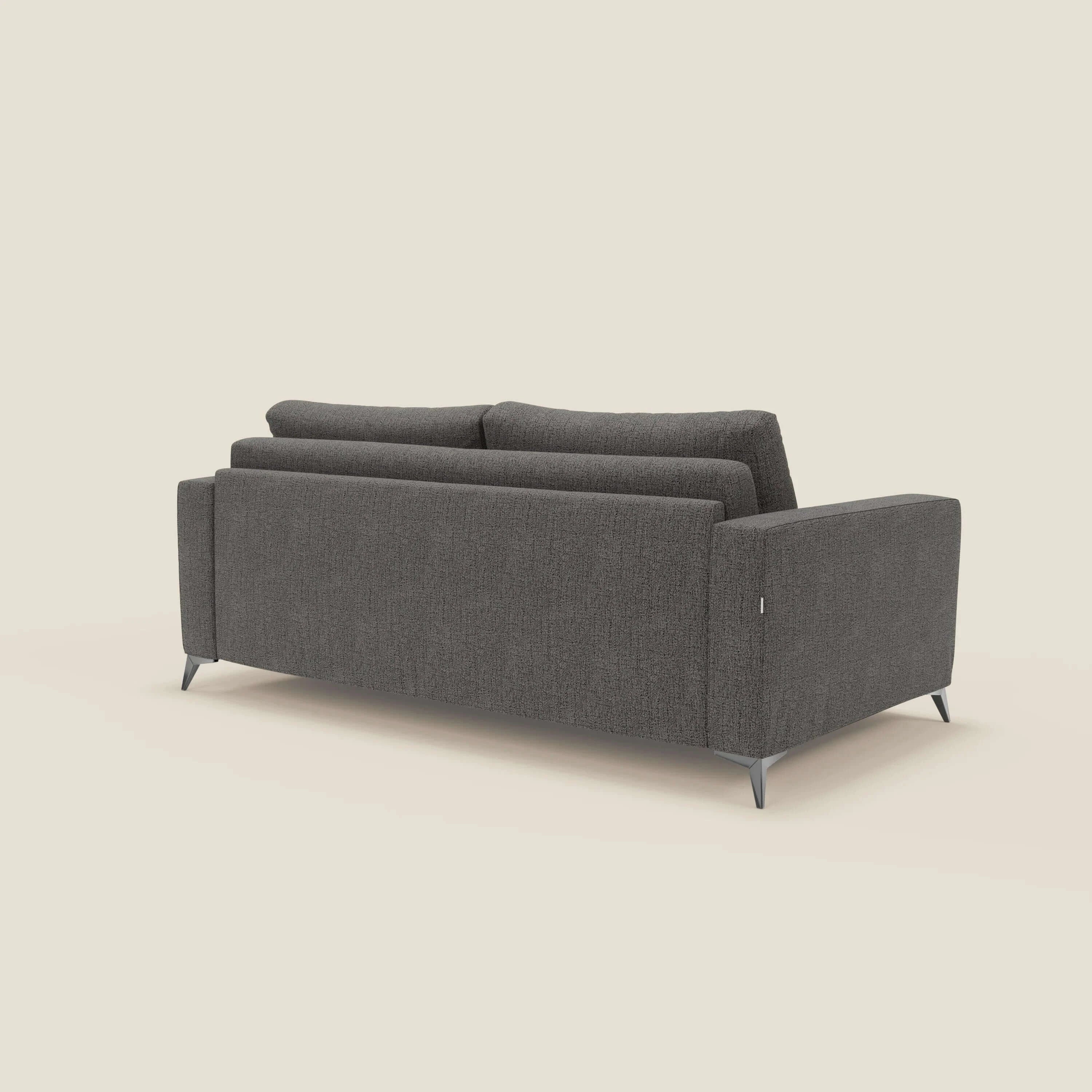 Alaya canapé convertible avec coussins de dossier douillet en tissu imperméable T03 anthracite - Image 5