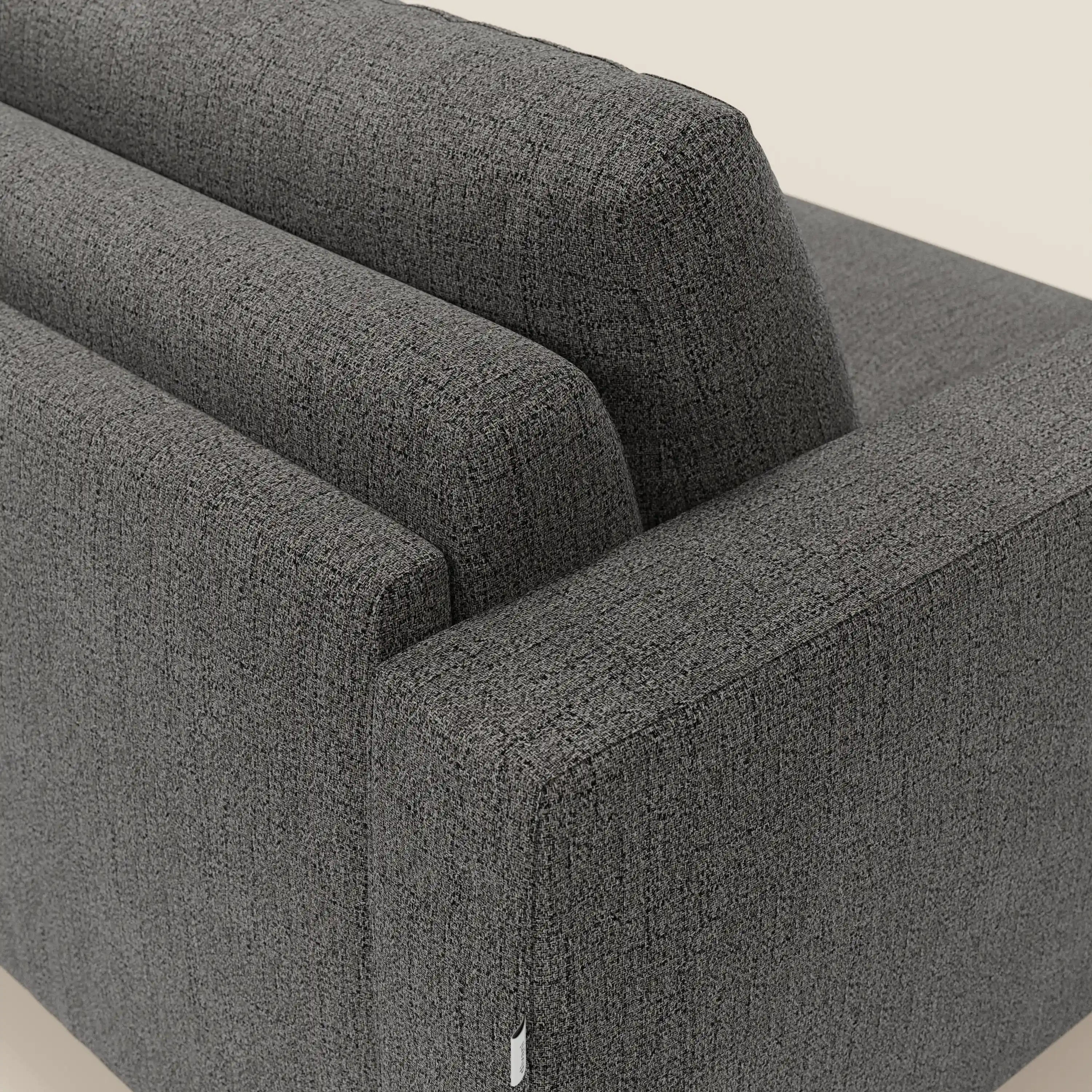 Alaya canapé convertible avec coussins de dossier douillet en tissu imperméable T03 anthracite - Image 8