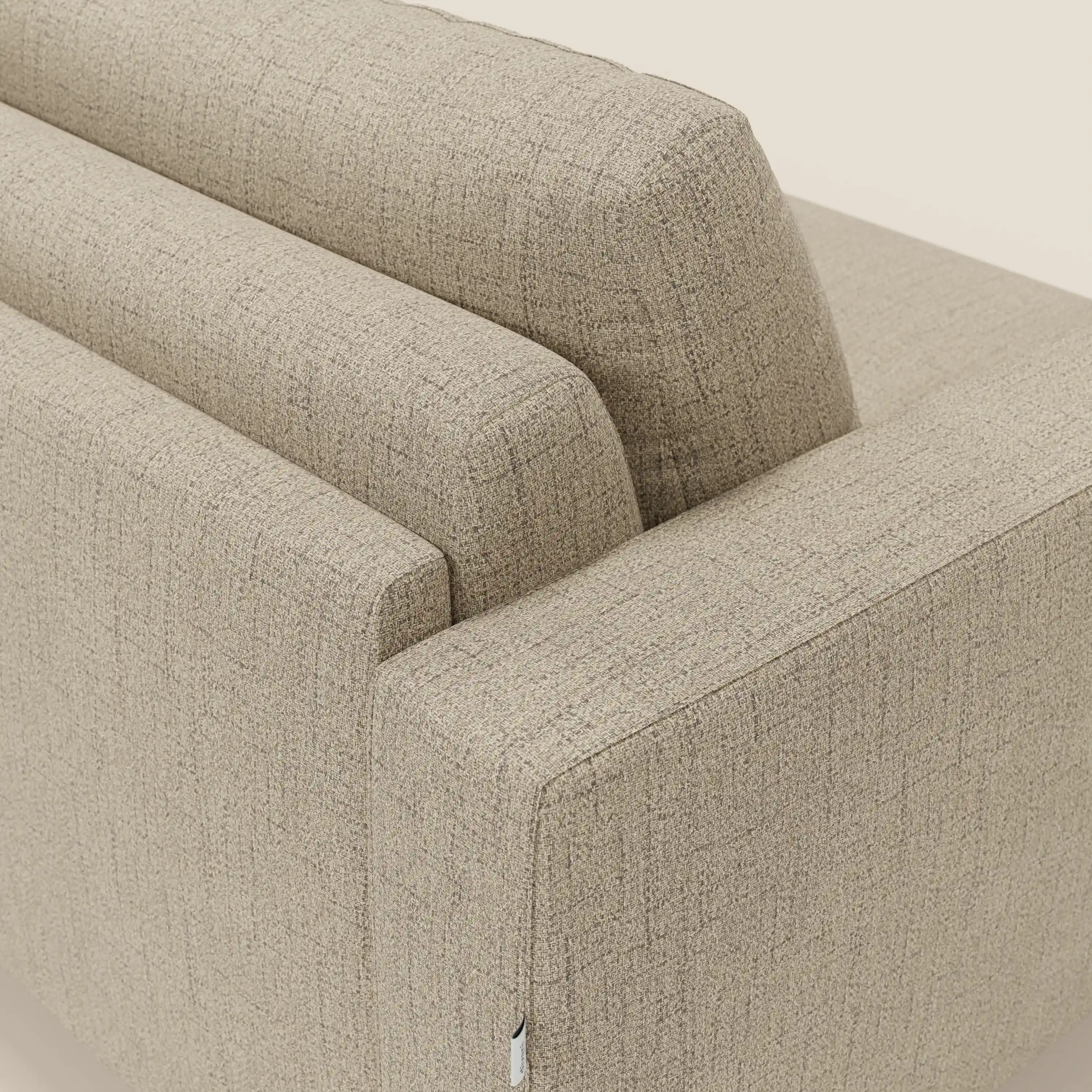 Alaya canapé convertible avec coussins de dossier douillet en tissu imperméable T03 beige - Image 8