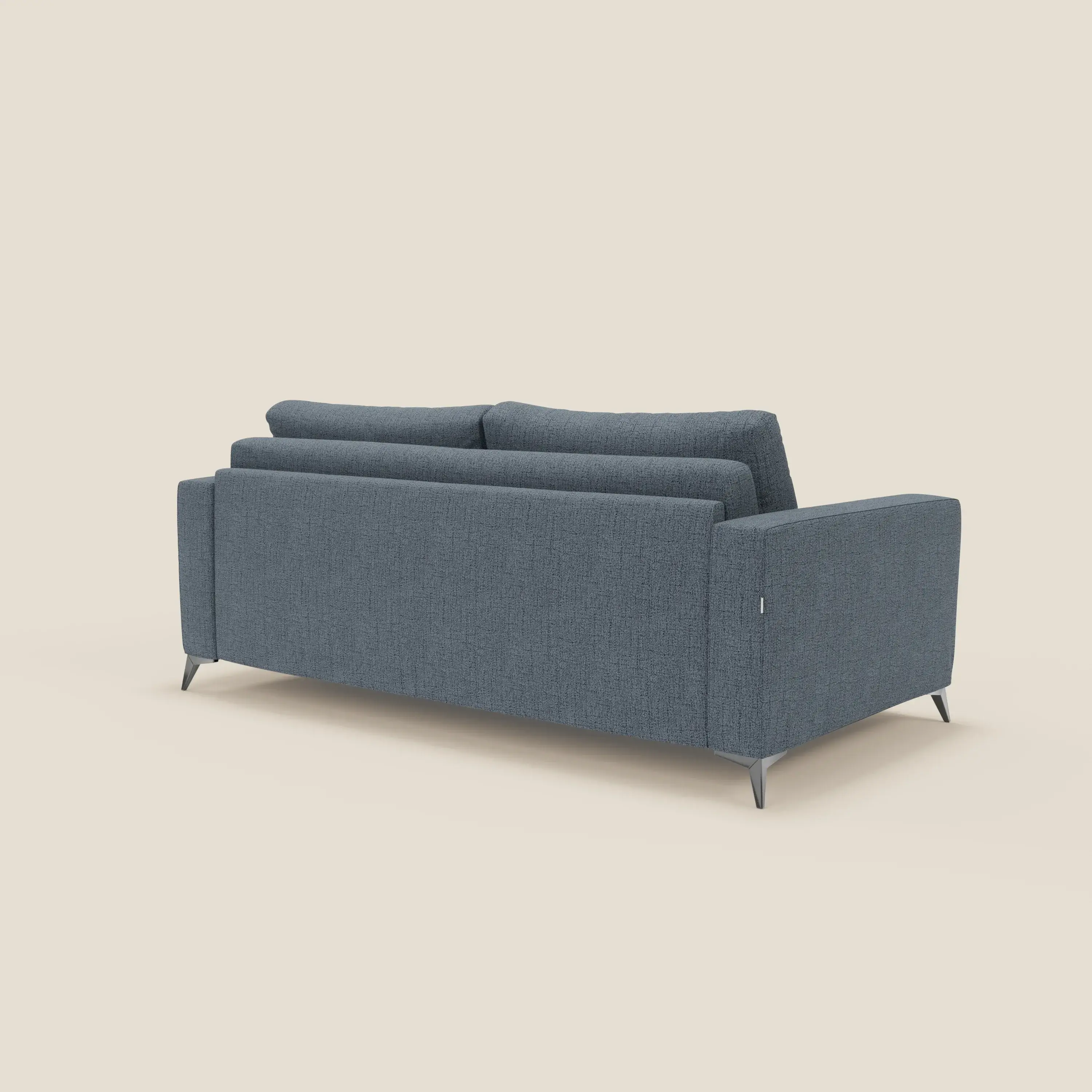 Alaya canapé convertible avec coussins de dossier douillet en tissu imperméable T03 bleu - Image 5