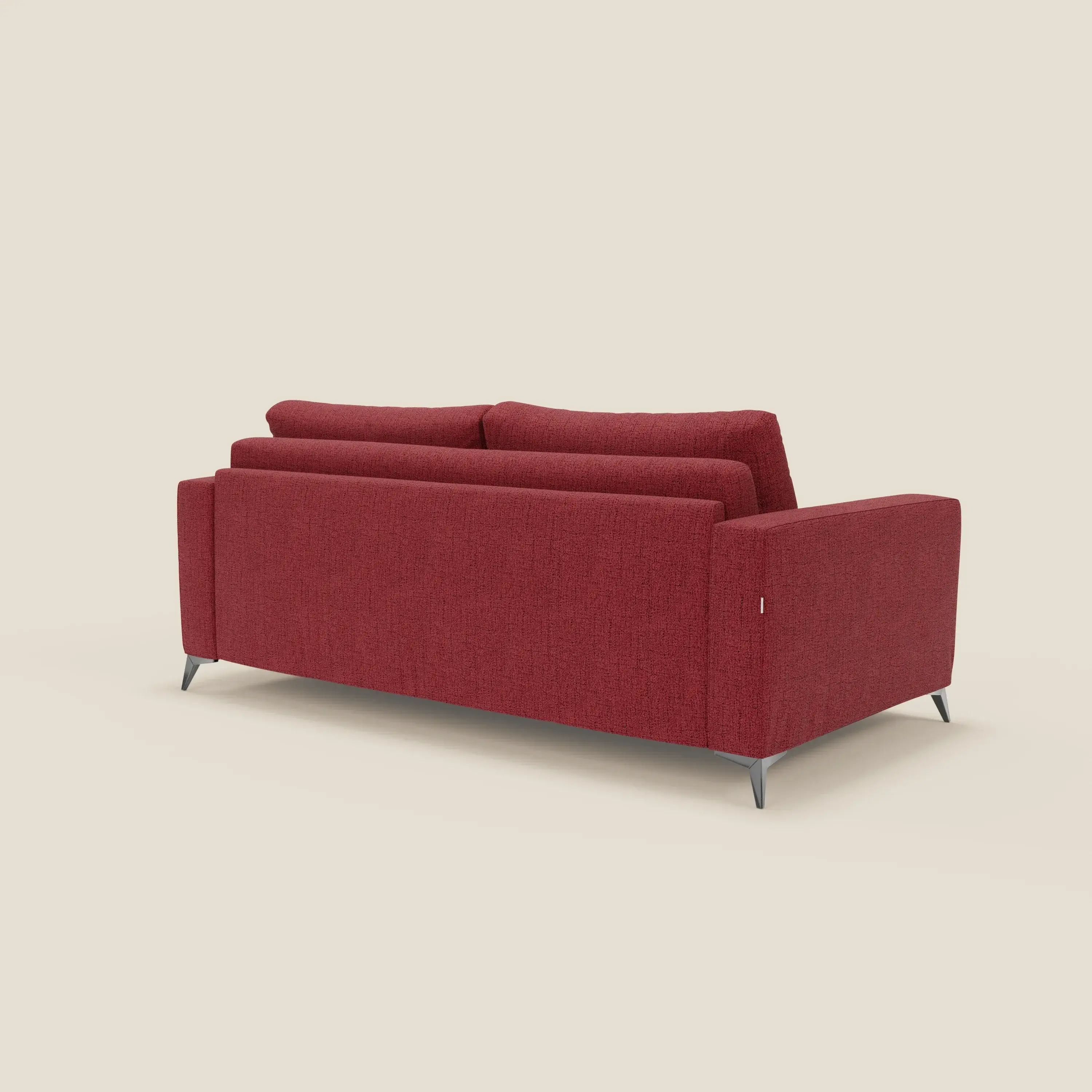  Alaya canapé convertible avec coussins de dossier douillet en tissu imperméable T03 rouge - Image 5