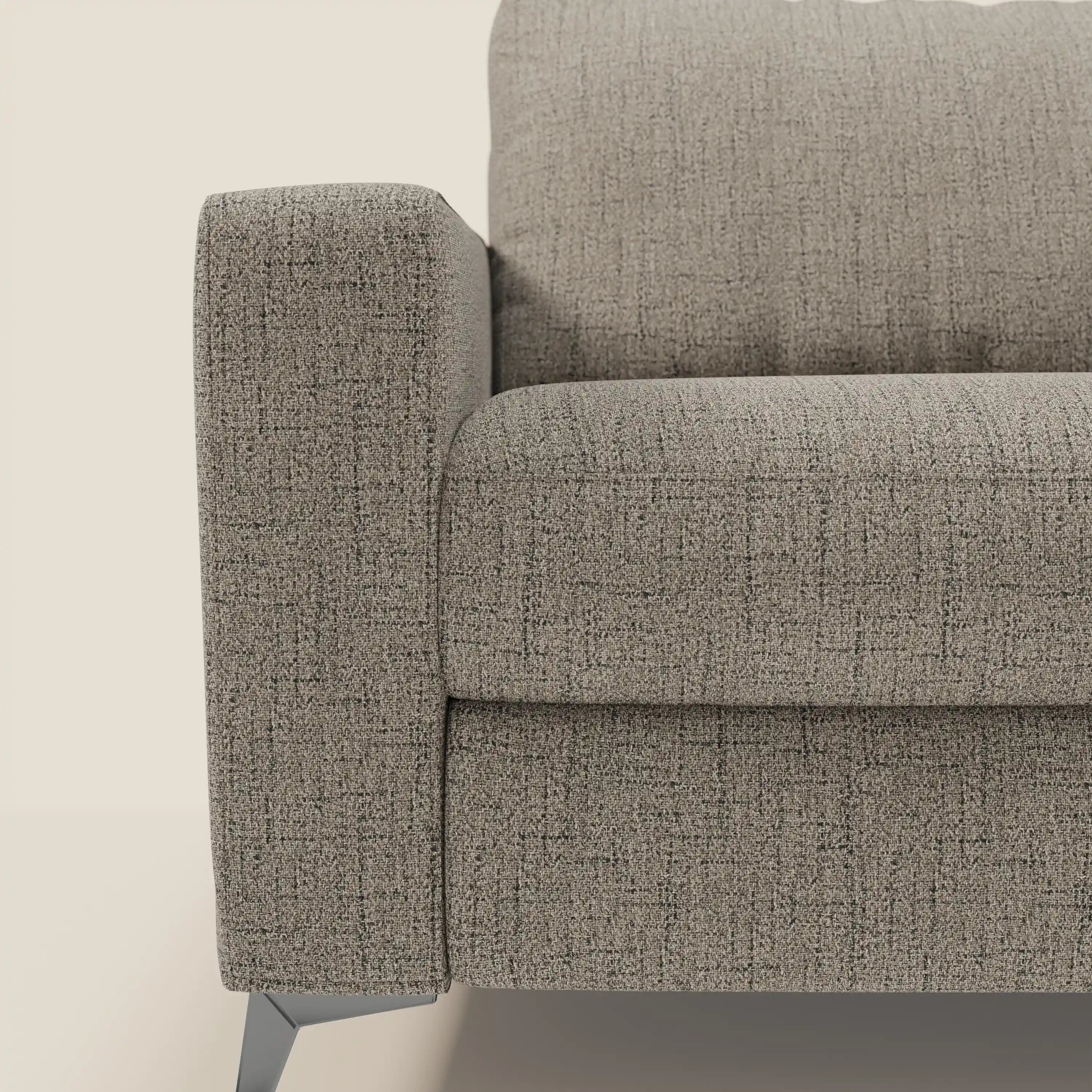 Alaya canapé convertible avec coussins de dossier douillet en tissu imperméable T03 taupe - Image 9