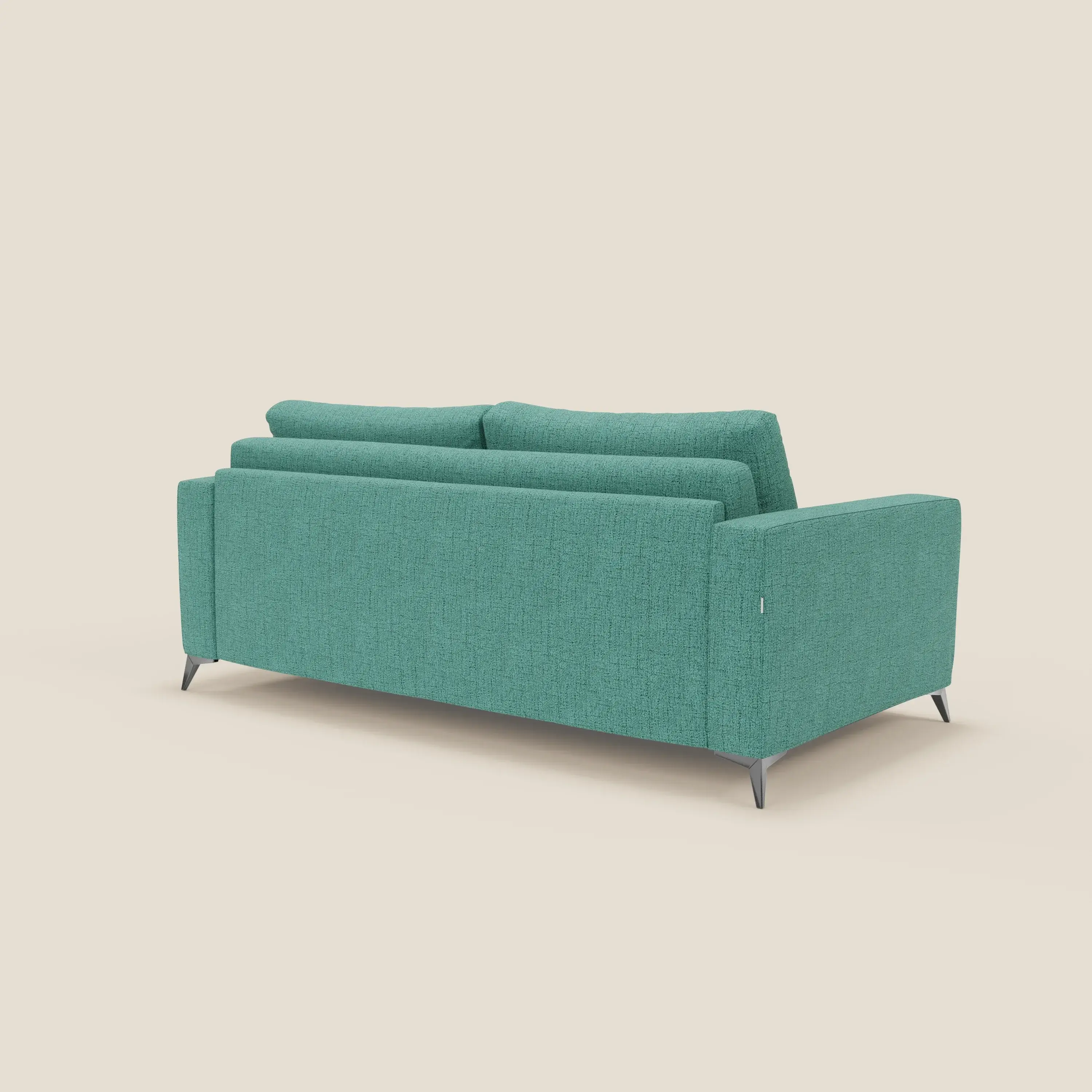 Alaya canapé convertible avec coussins de dossier douillet en tissu imperméable T03 vert aquamarine - Image 5