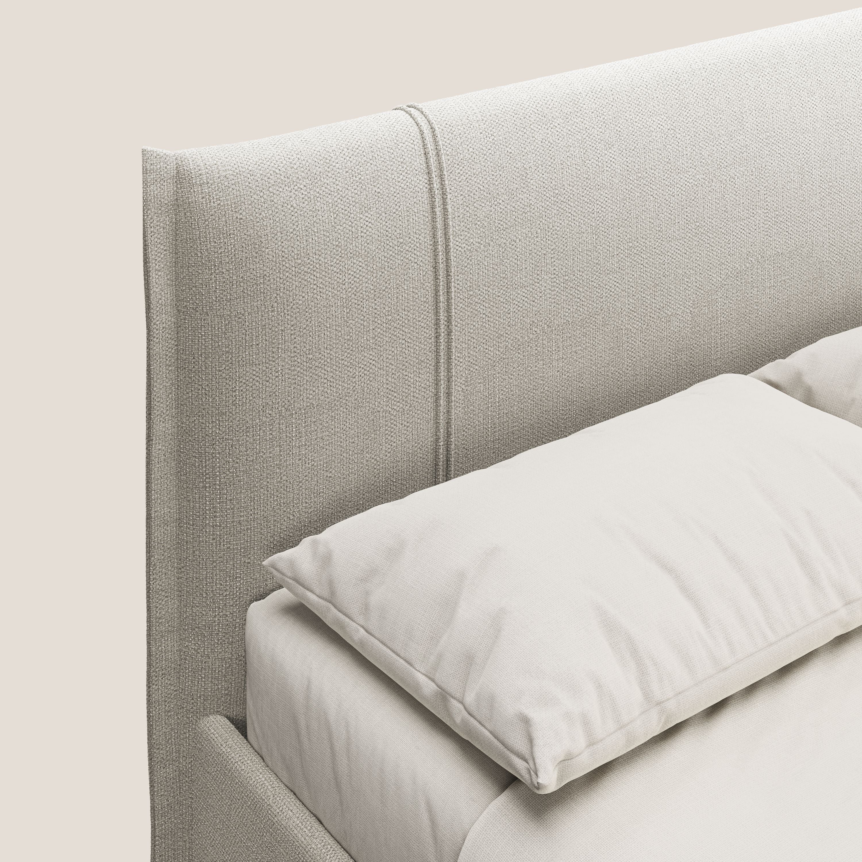 Alicia lit rembourré avec coffre de rangement en tissu imperméable T14 Taupe tortora - Image 6
