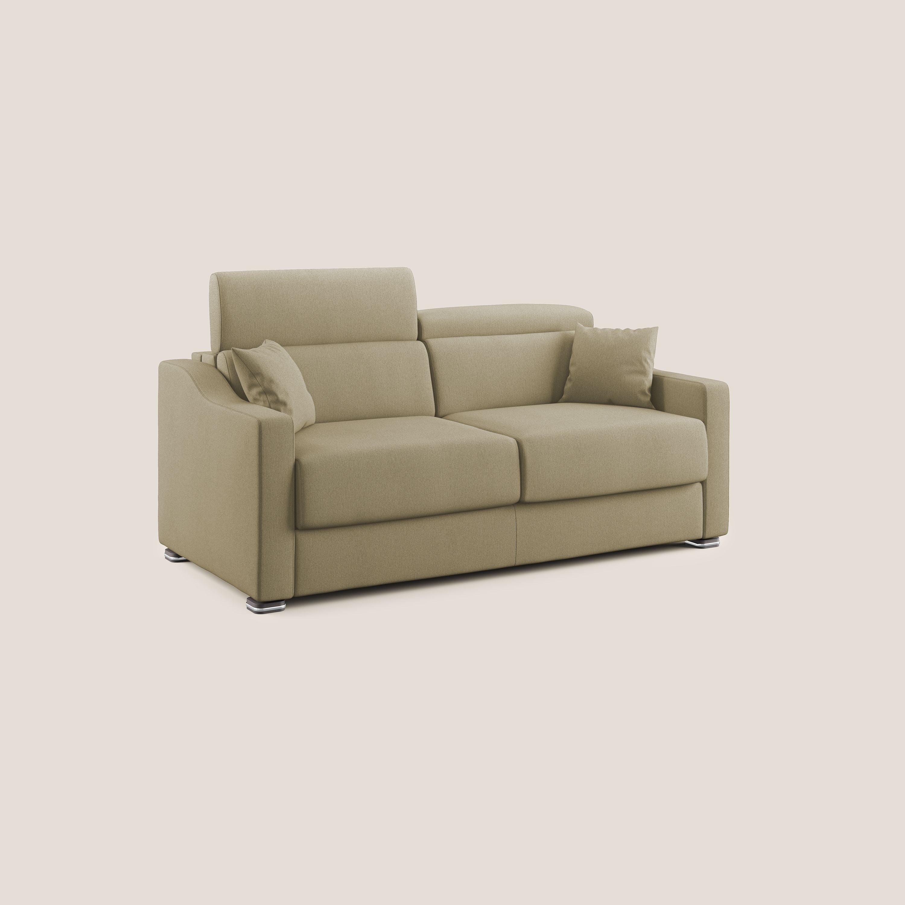 Amber canapé convertible en tissu détachable T05 camel - Image 3