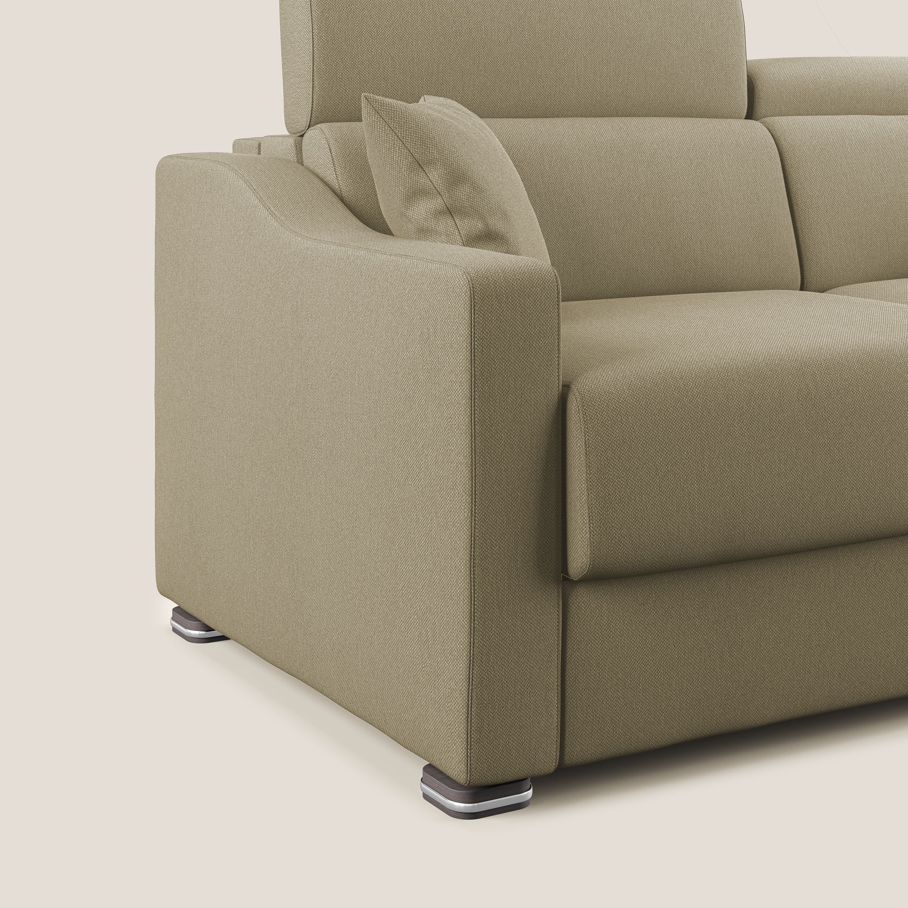 Amber canapé convertible en tissu détachable T05 camel - Image 6