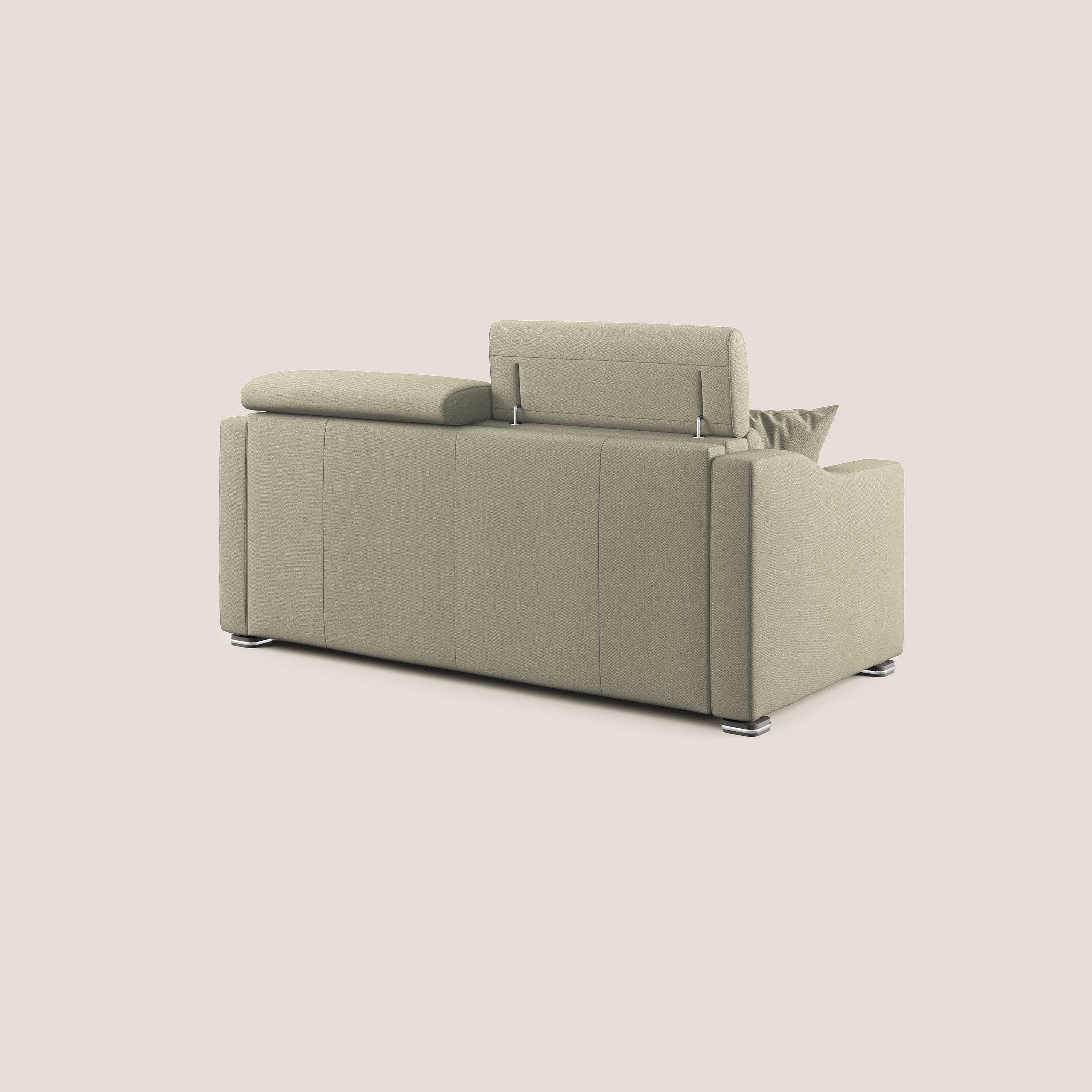 Amber canapé convertible en tissu détachable T05 crème - Image 5