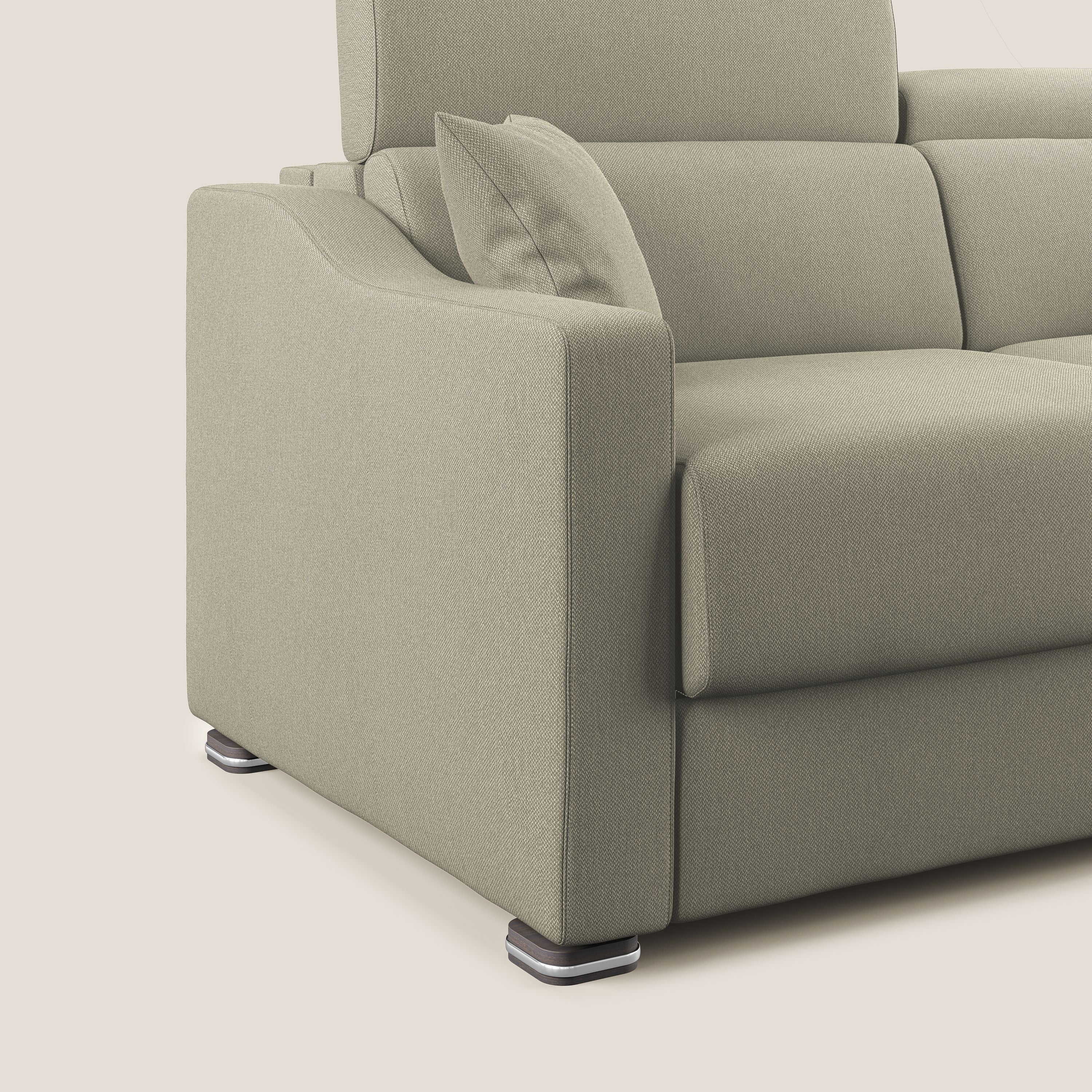 Amber canapé convertible en tissu détachable T05 crème - Image 6