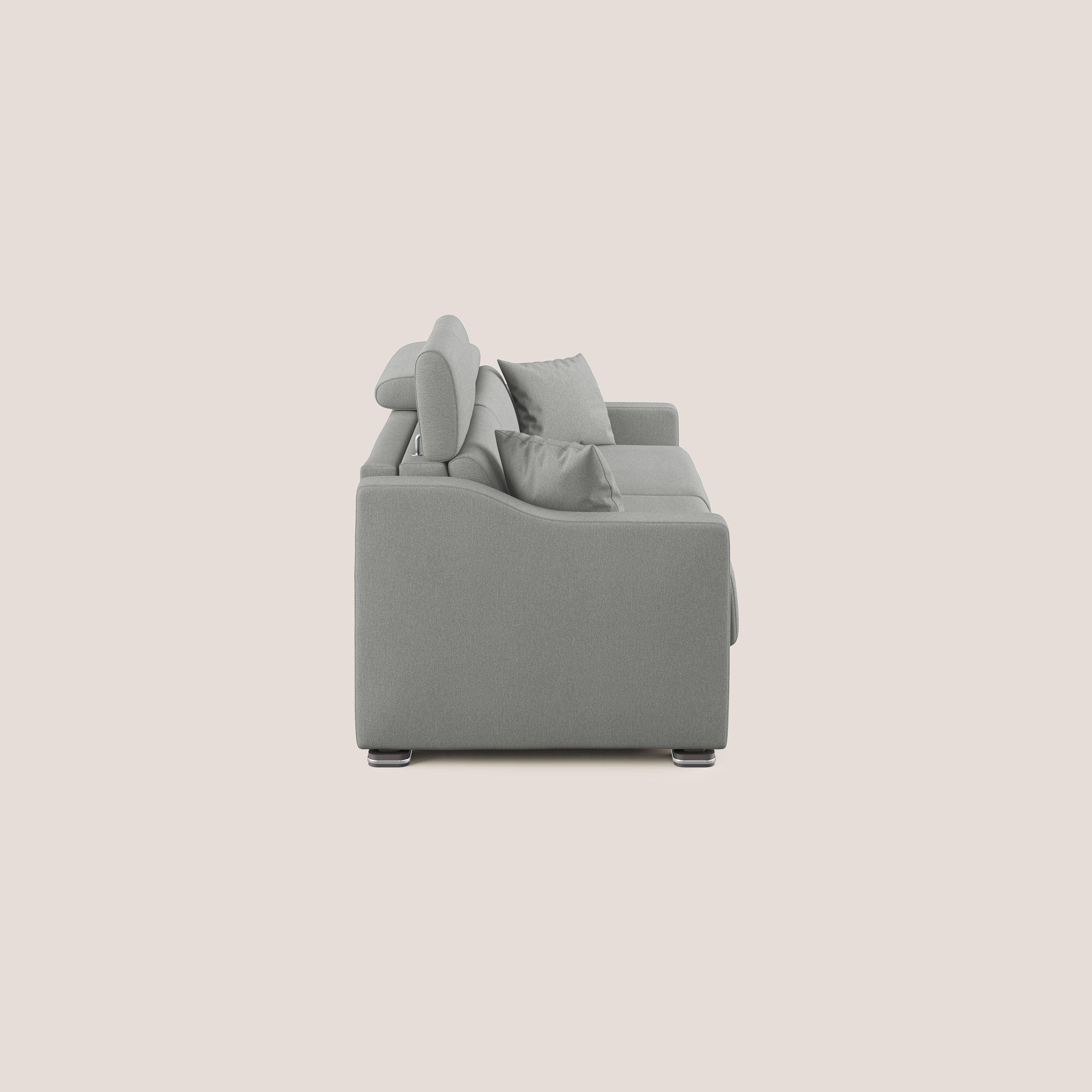 Amber canapé convertible en tissu détachable T05 gris - Image 4