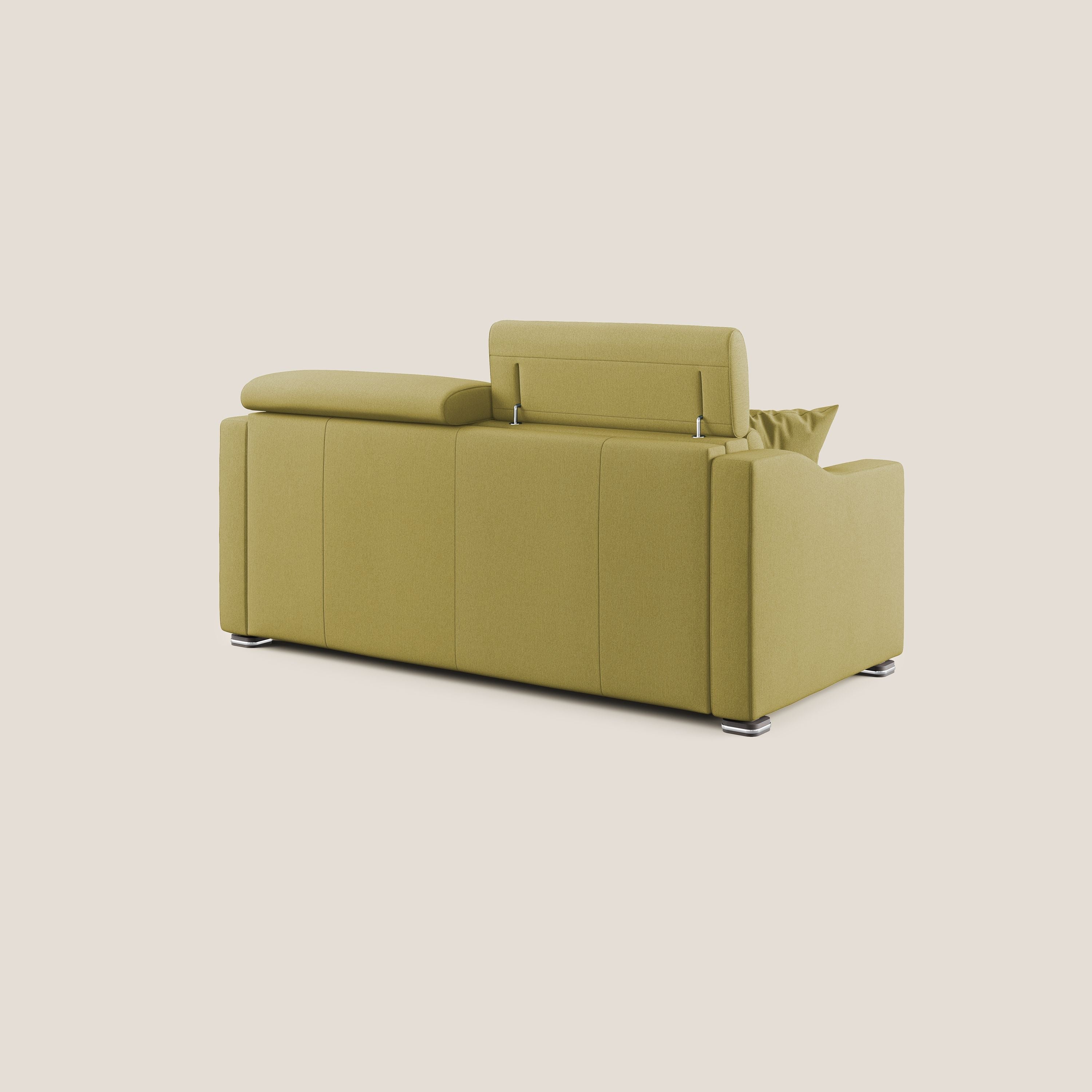 Amber canapé convertible en tissu détachable T05 jaune - Image 5