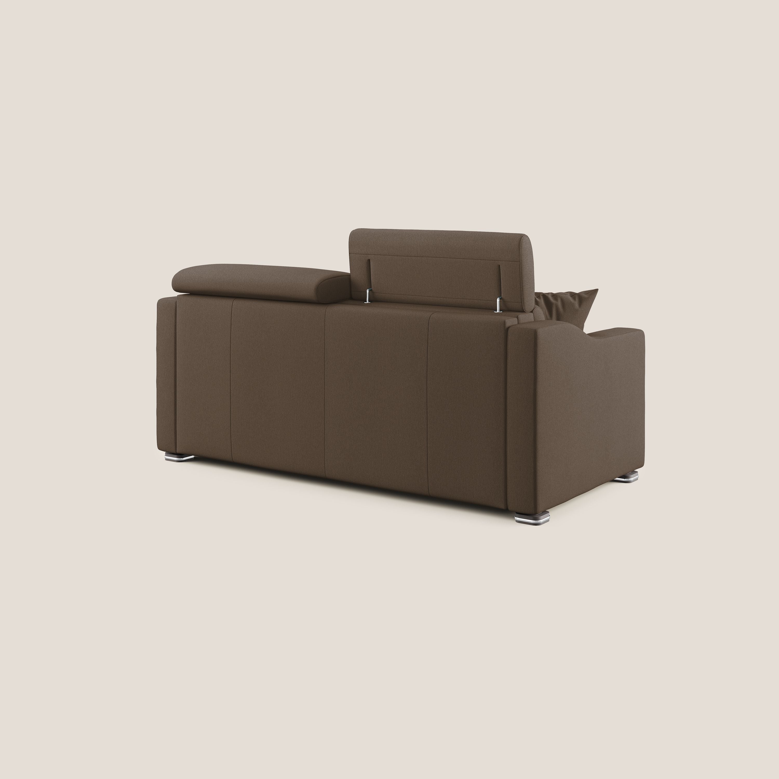 Amber canapé convertible en tissu détachable T05 marron - Image 5