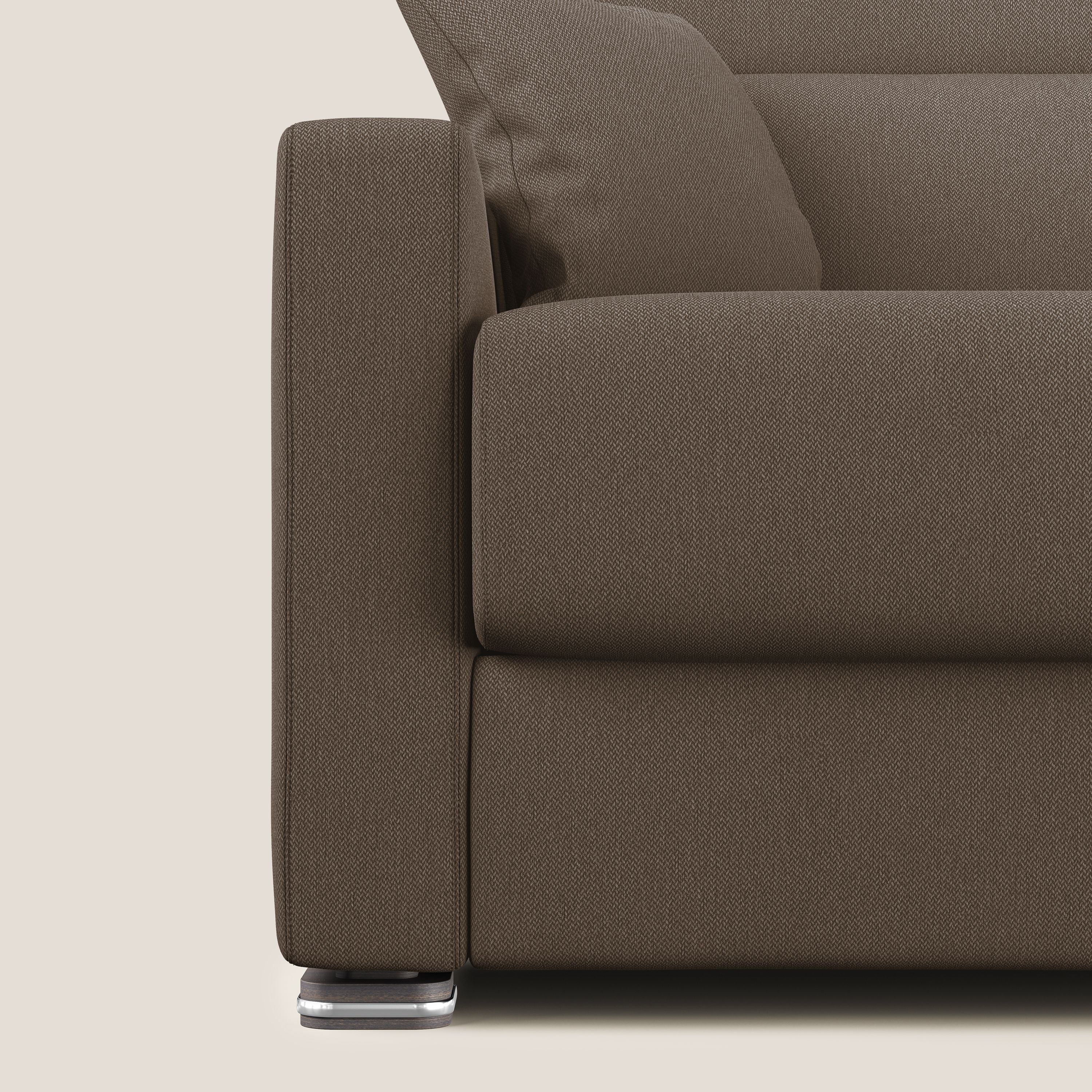 Amber canapé convertible en tissu détachable T05 marron - Image 8