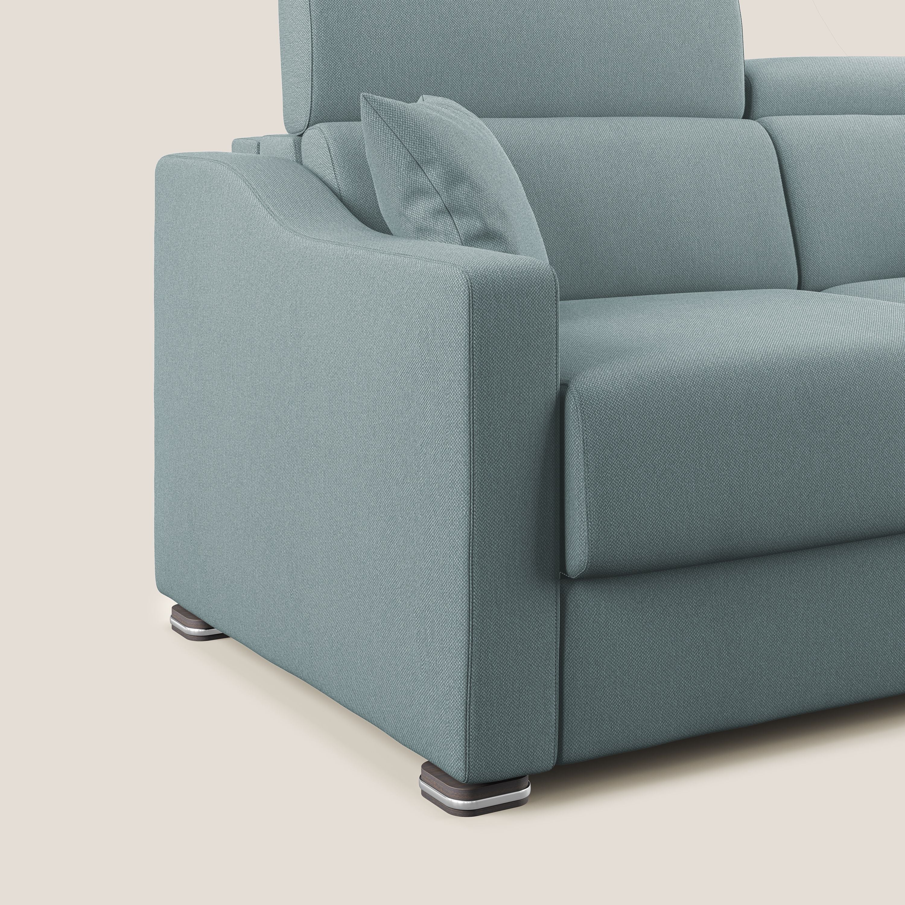 Amber canapé convertible en tissu détachable T05 sucre glace - Image 6
