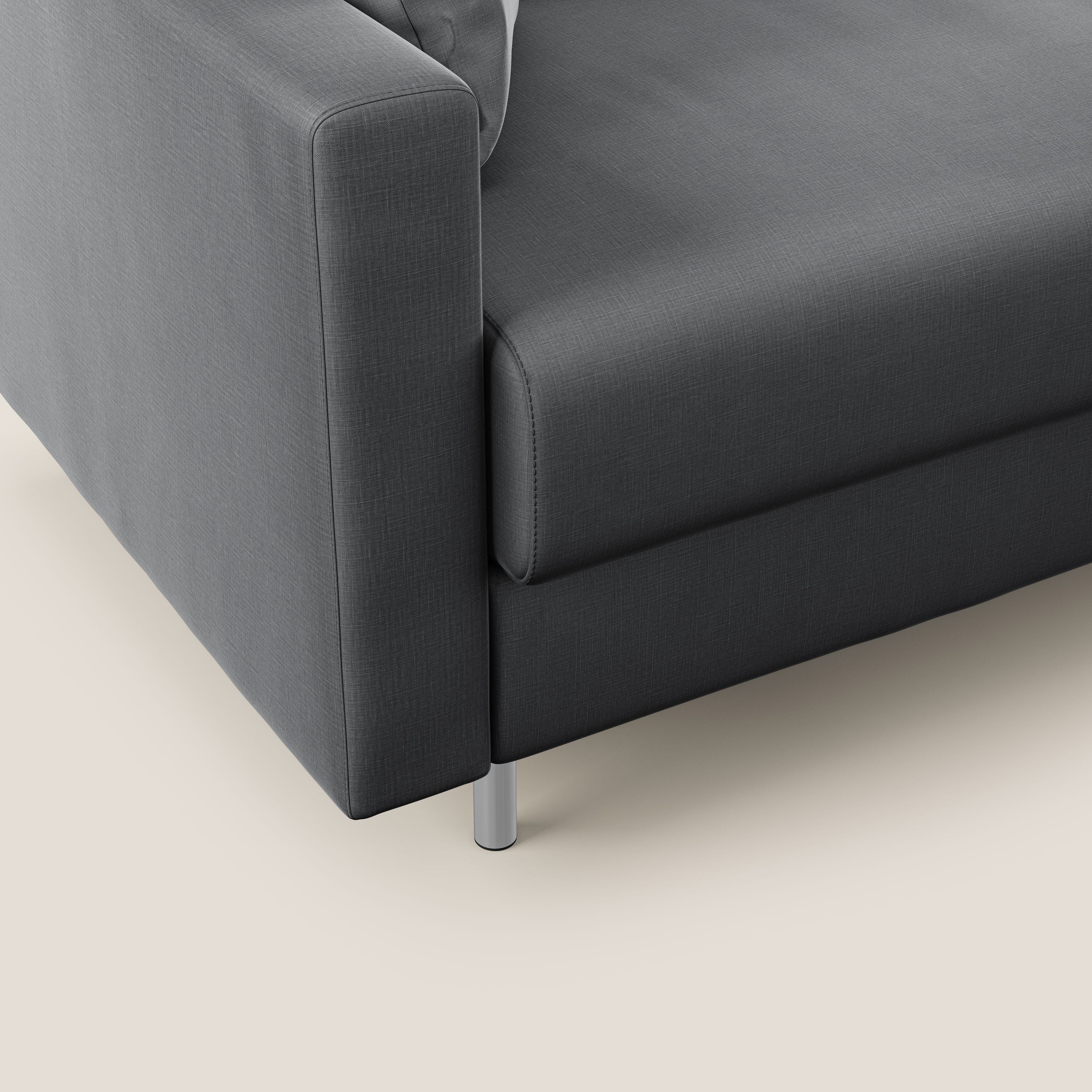 Andromeda canapé convertible en velours doux imperméable T01 anthracite - Image 6