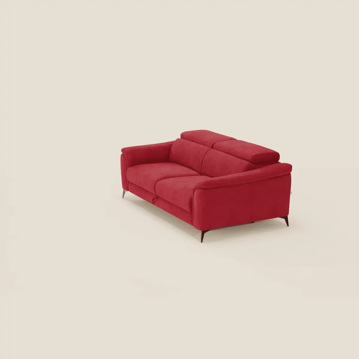 Arcos Canapé 3 places - pieds hauts et têtières inclinables en microfibre imperméable T11 rouge - Image 7