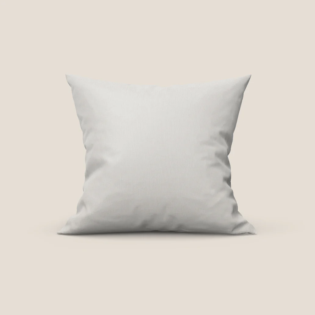 Aspen Coussin disponible en différentes couleurs en tissu élégant doux et détachable T17 blanc
