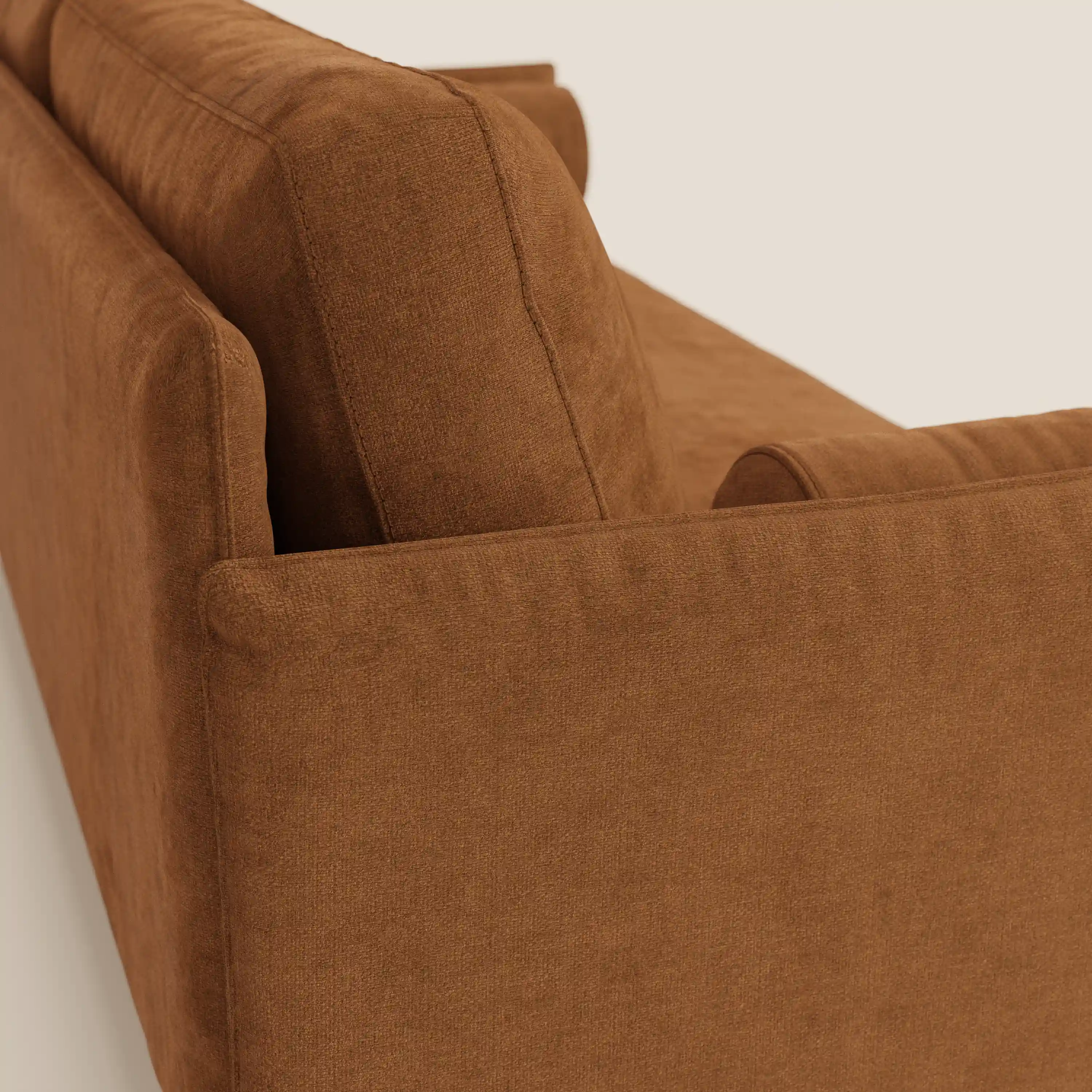 Basalto canapé linéaire 2 ou 3 places avec assise unique et base en métal en tissu détachable T31 - Image 109