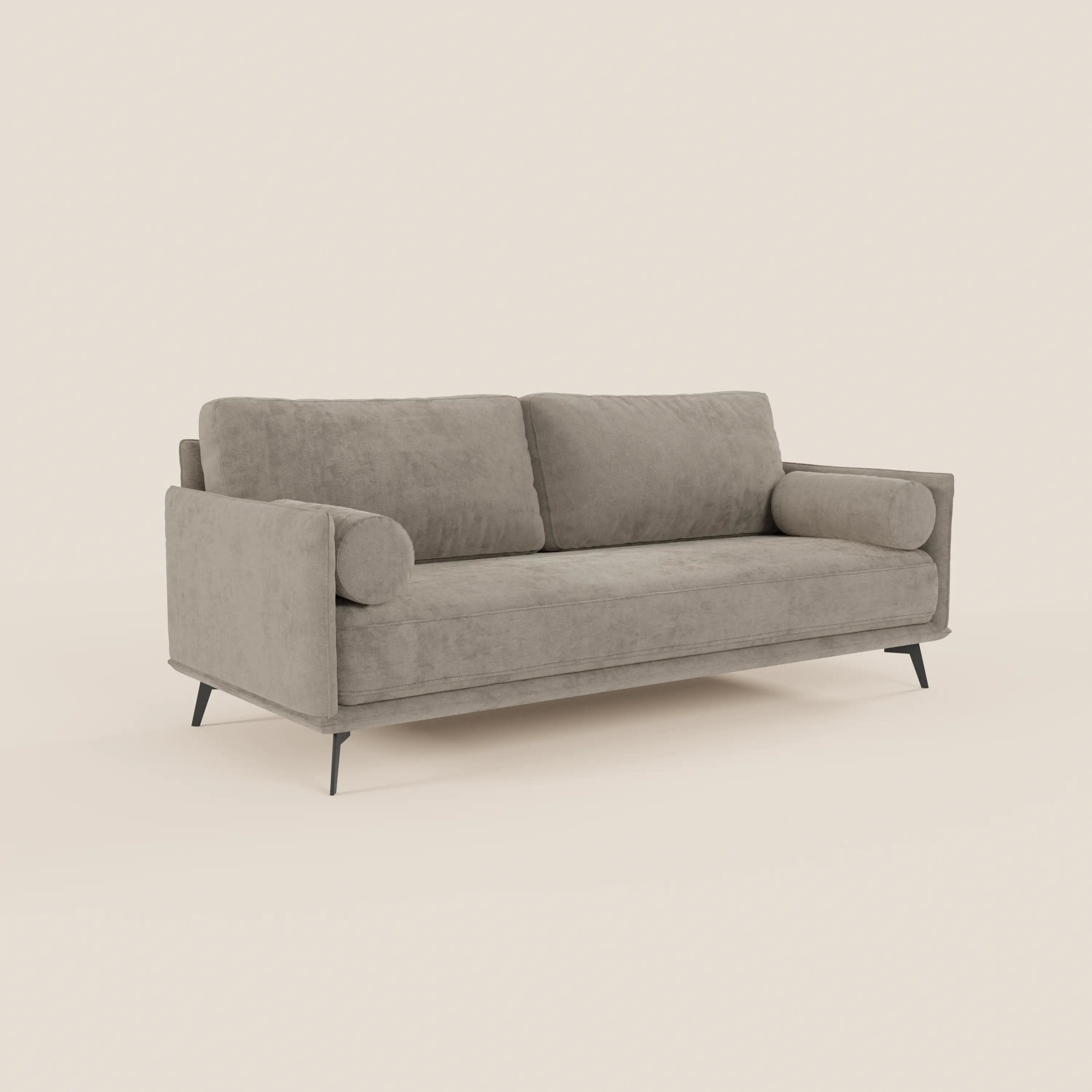 Basalto canapé linéaire 2 ou 3 places avec assise unique et base en métal en tissu détachable T31 - Image 113