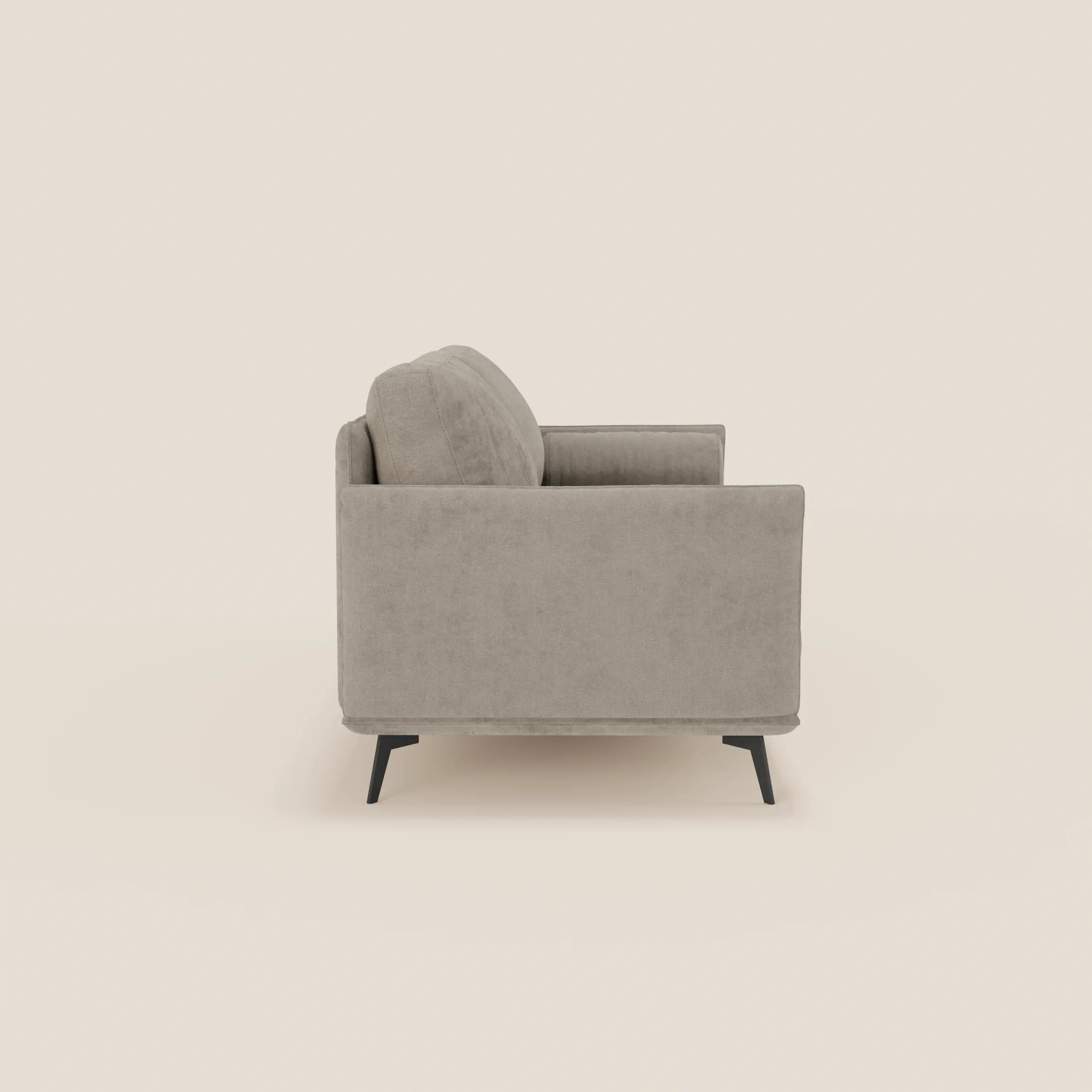 Basalto canapé linéaire 2 ou 3 places avec assise unique et base en métal en tissu détachable T31 - Image 116