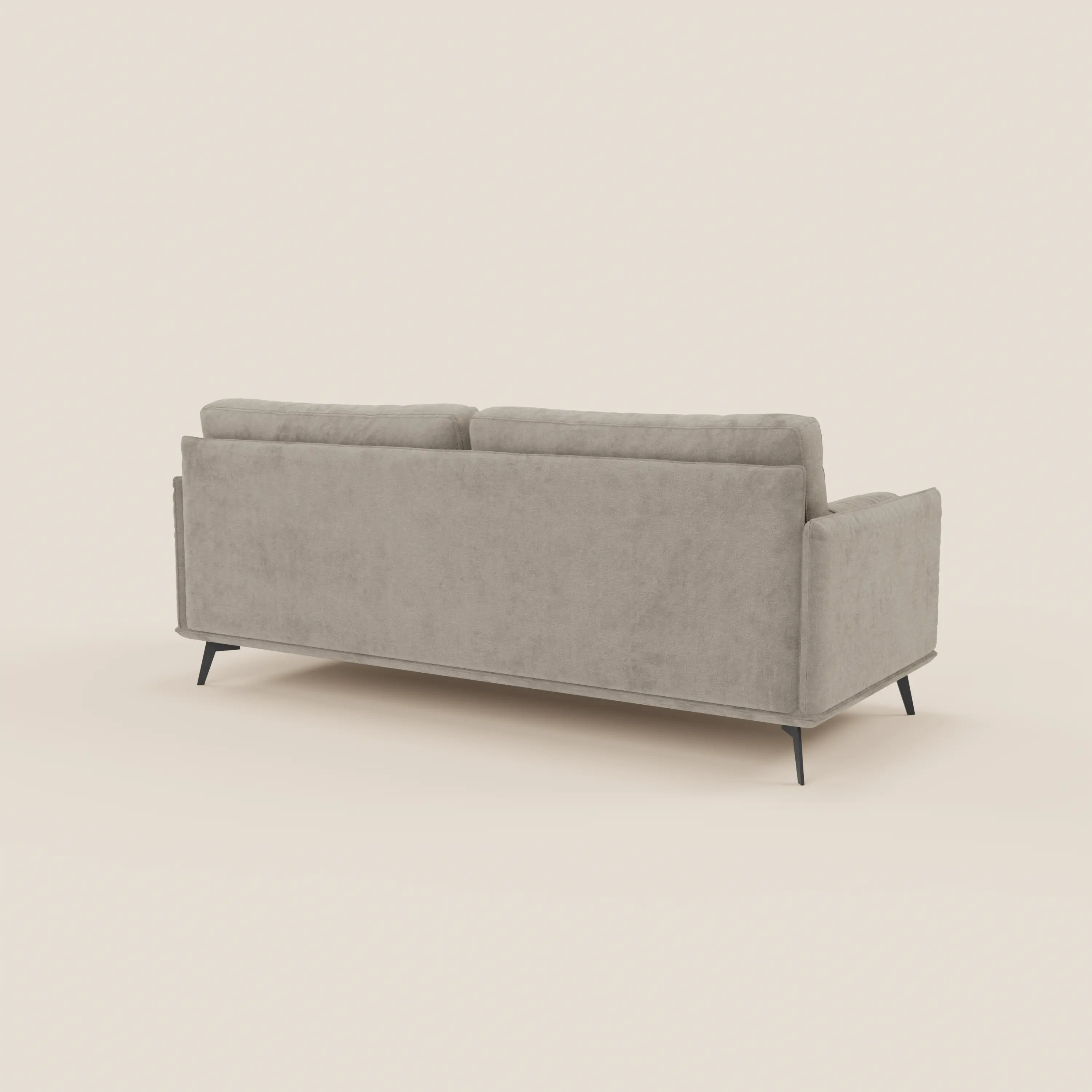 Basalto canapé linéaire 2 ou 3 places avec assise unique et base en métal en tissu détachable T31 - Image 117
