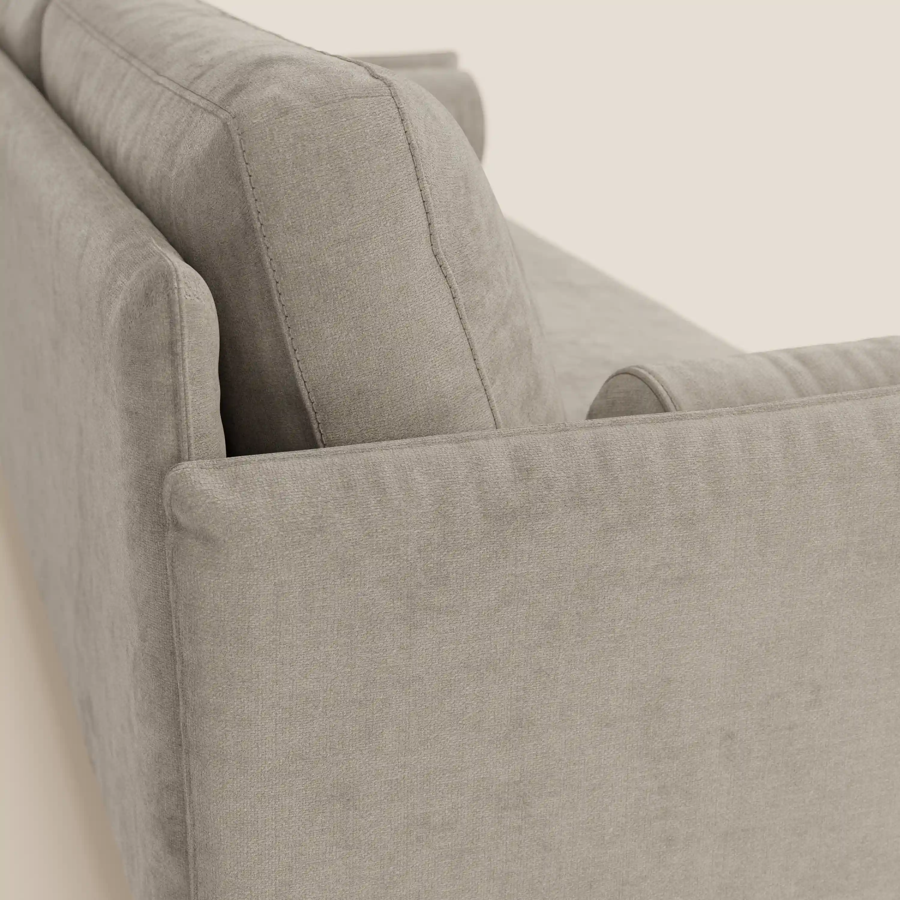 Basalto canapé linéaire 2 ou 3 places avec assise unique et base en métal en tissu détachable T31 - Image 119