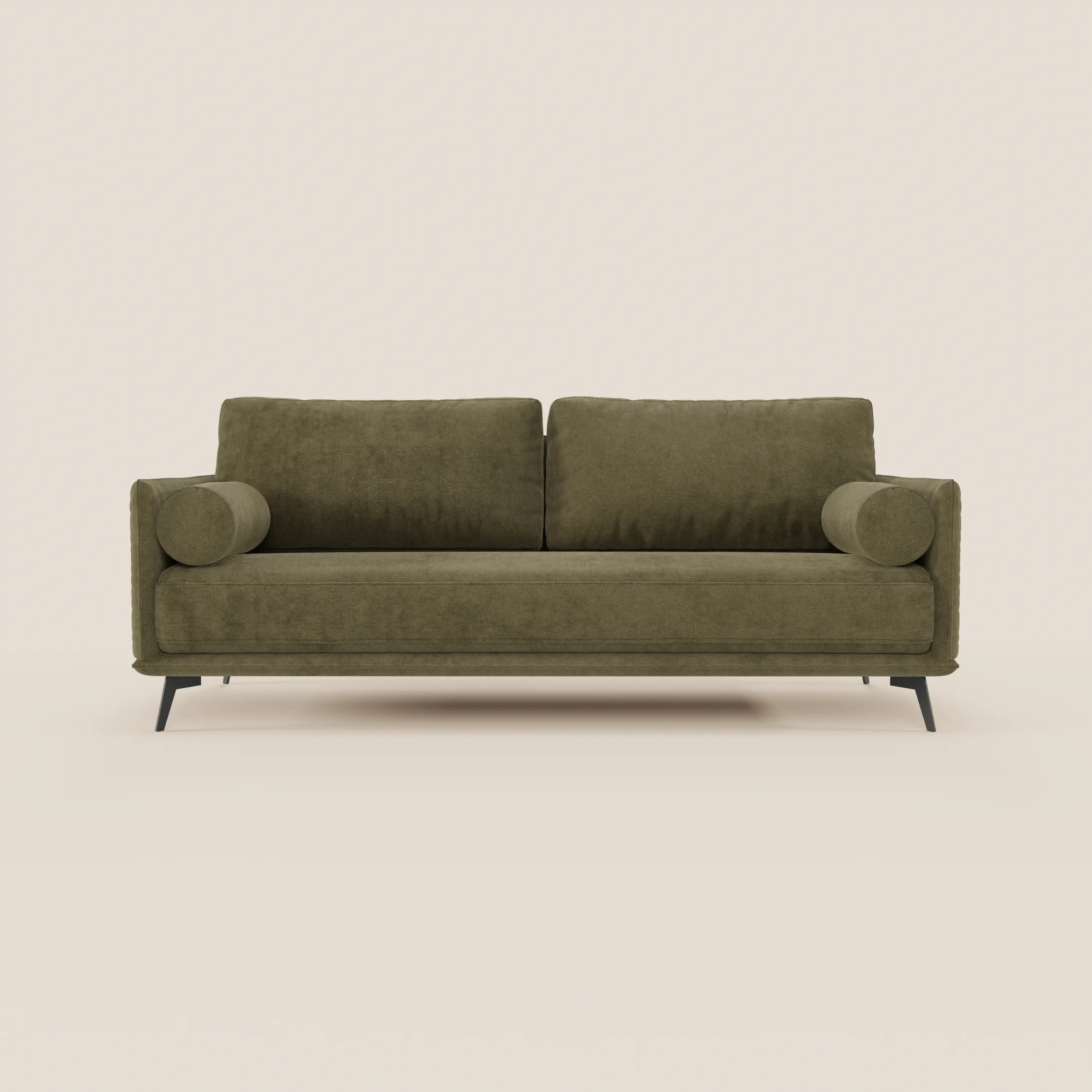 Basalto canapé linéaire 2 ou 3 places avec assise unique et base en métal en tissu détachable T31 - Image 122