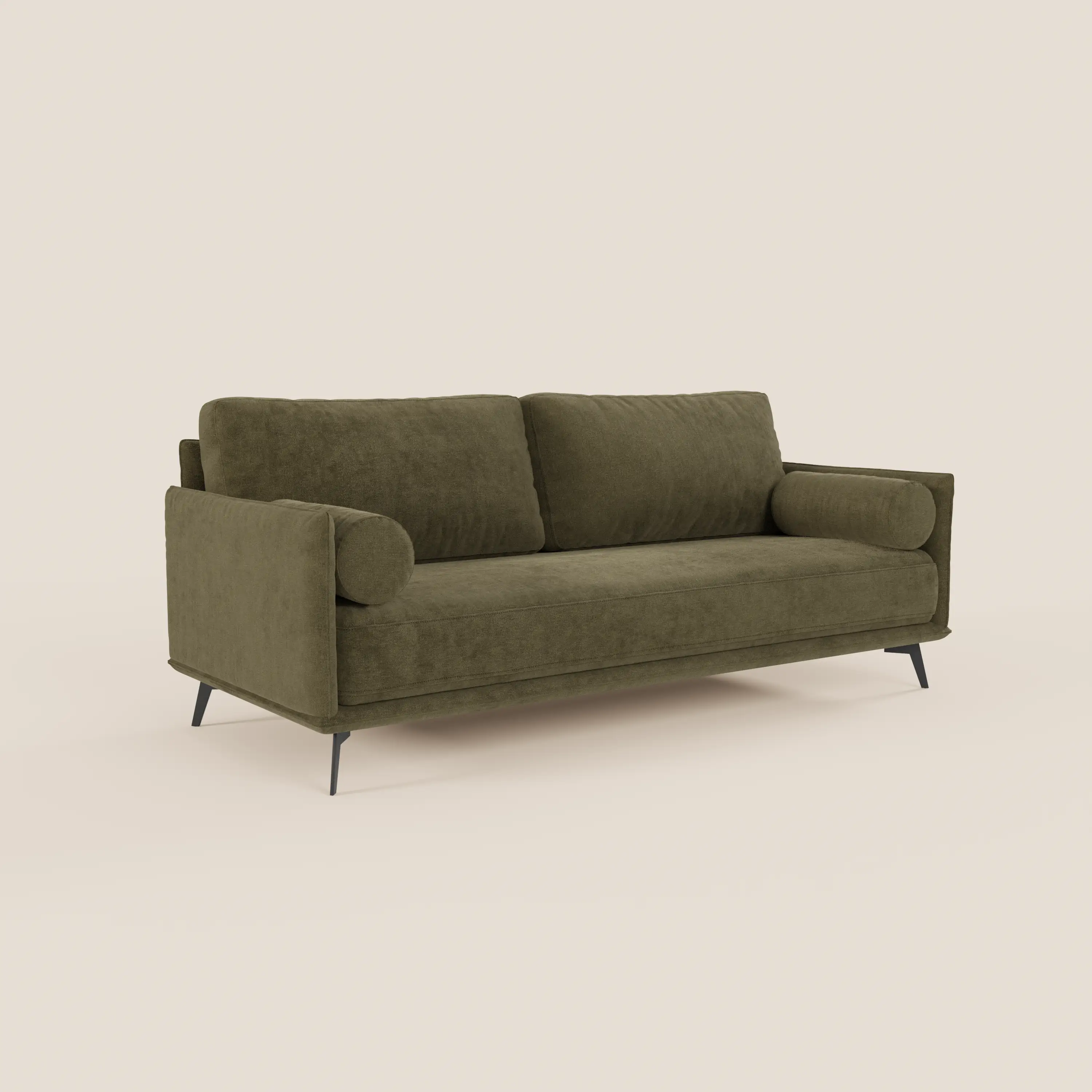 Basalto canapé linéaire 2 ou 3 places avec assise unique et base en métal en tissu détachable T31 - Image 123