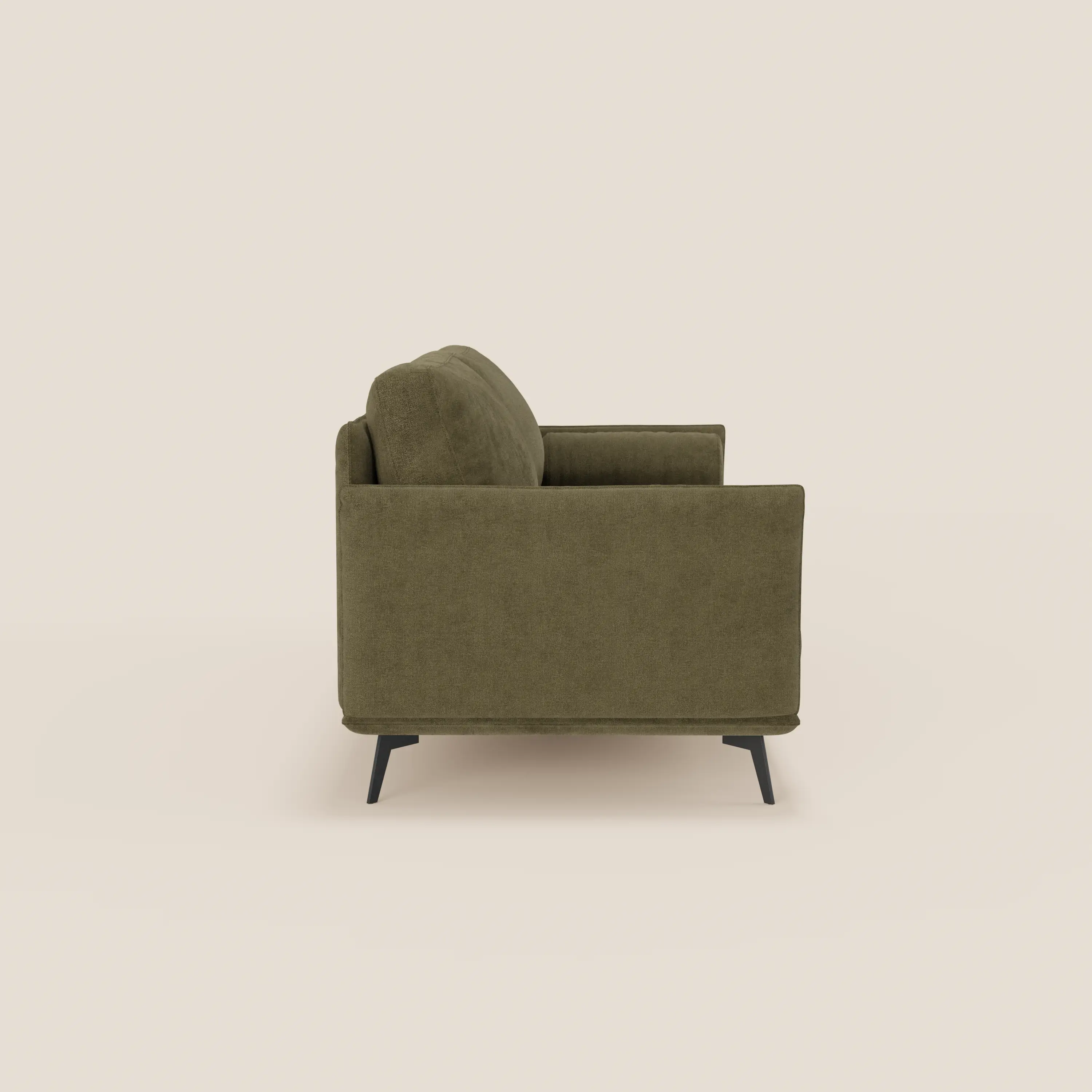 Basalto canapé linéaire 2 ou 3 places avec assise unique et base en métal en tissu détachable T31 - Image 126