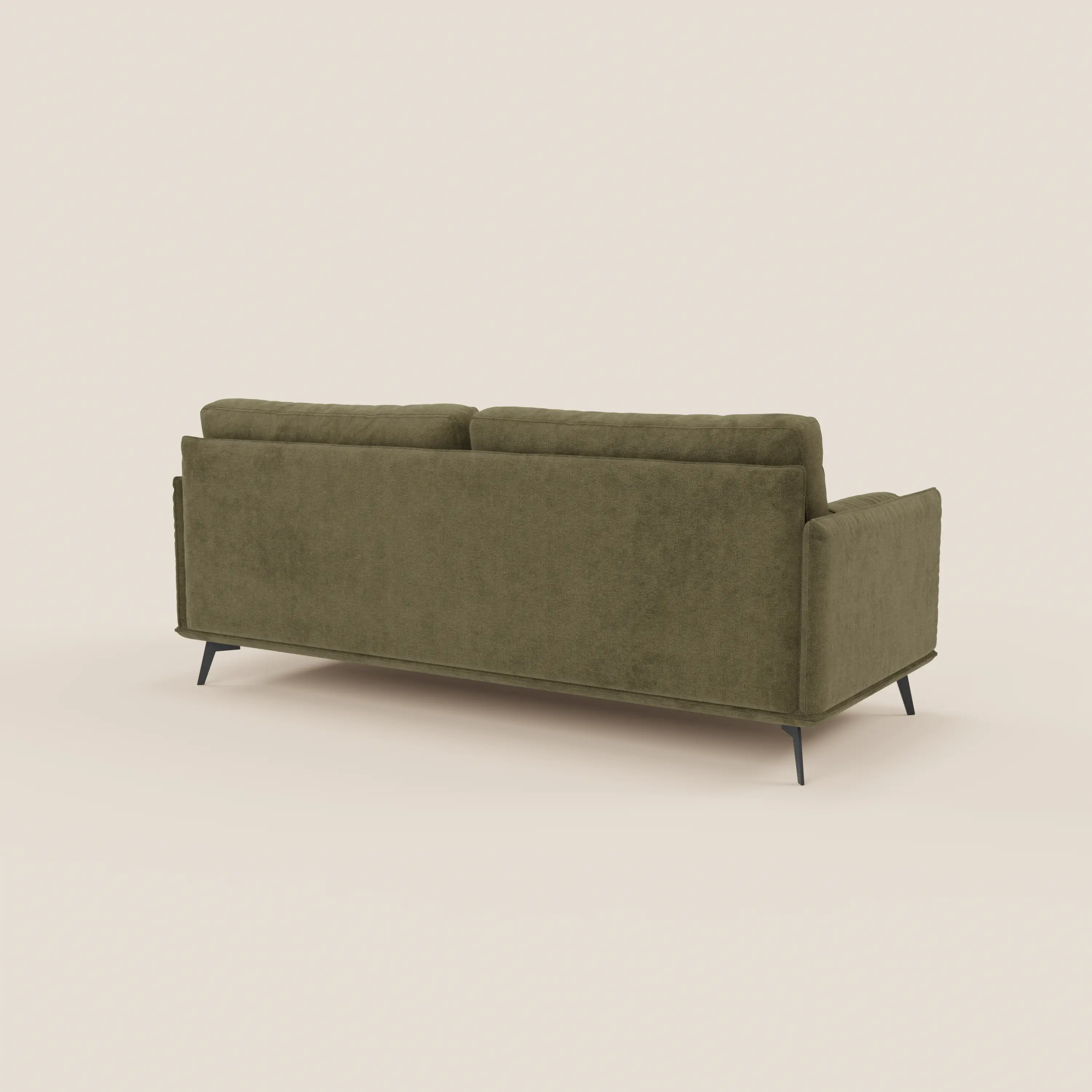 Basalto canapé linéaire 2 ou 3 places avec assise unique et base en métal en tissu détachable T31 - Image 127