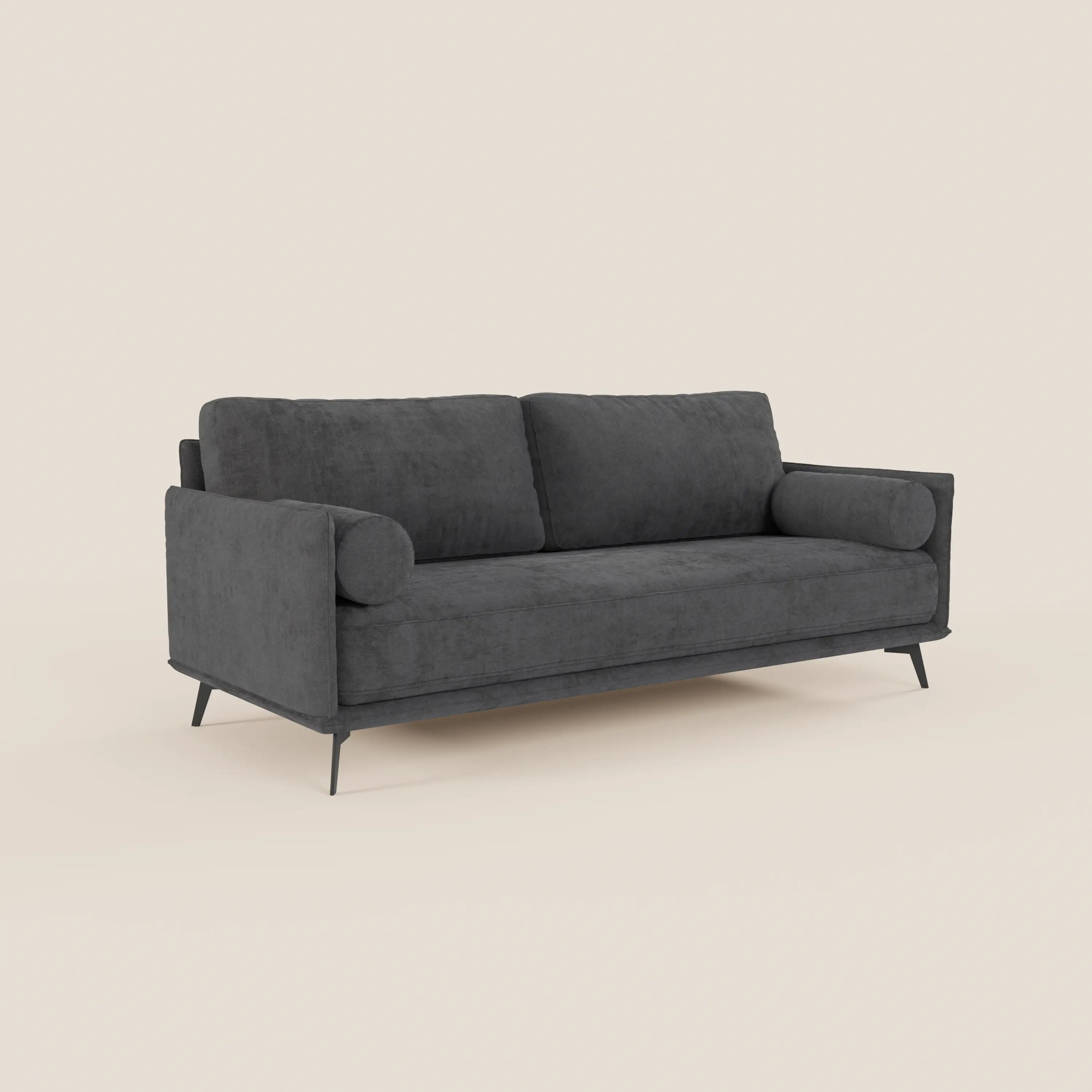 Basalto canapé linéaire 2 ou 3 places avec assise unique et base en métal en tissu détachable T31 - Image 13