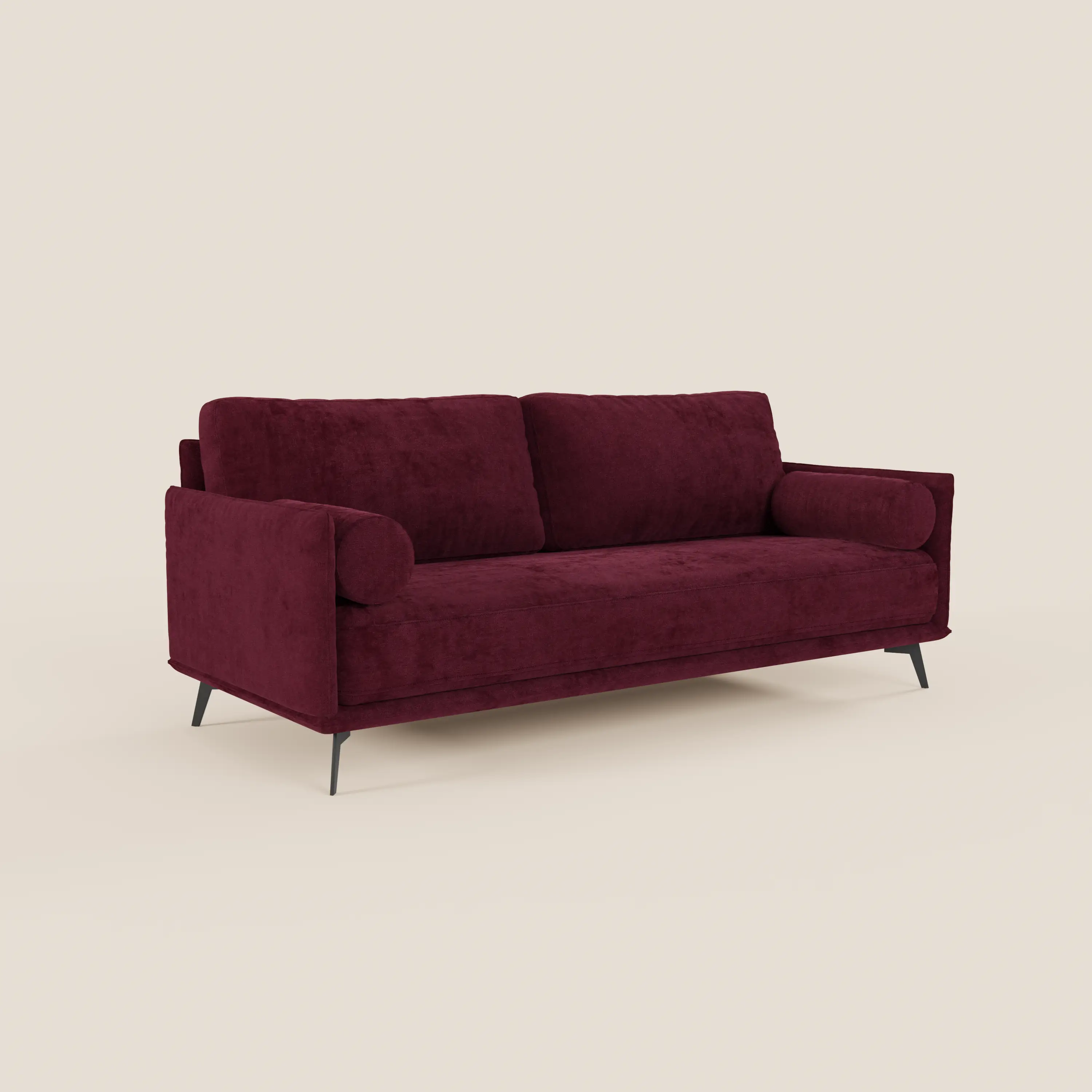 Basalto canapé linéaire 2 ou 3 places avec assise unique et base en métal en tissu détachable T31 - Image 133