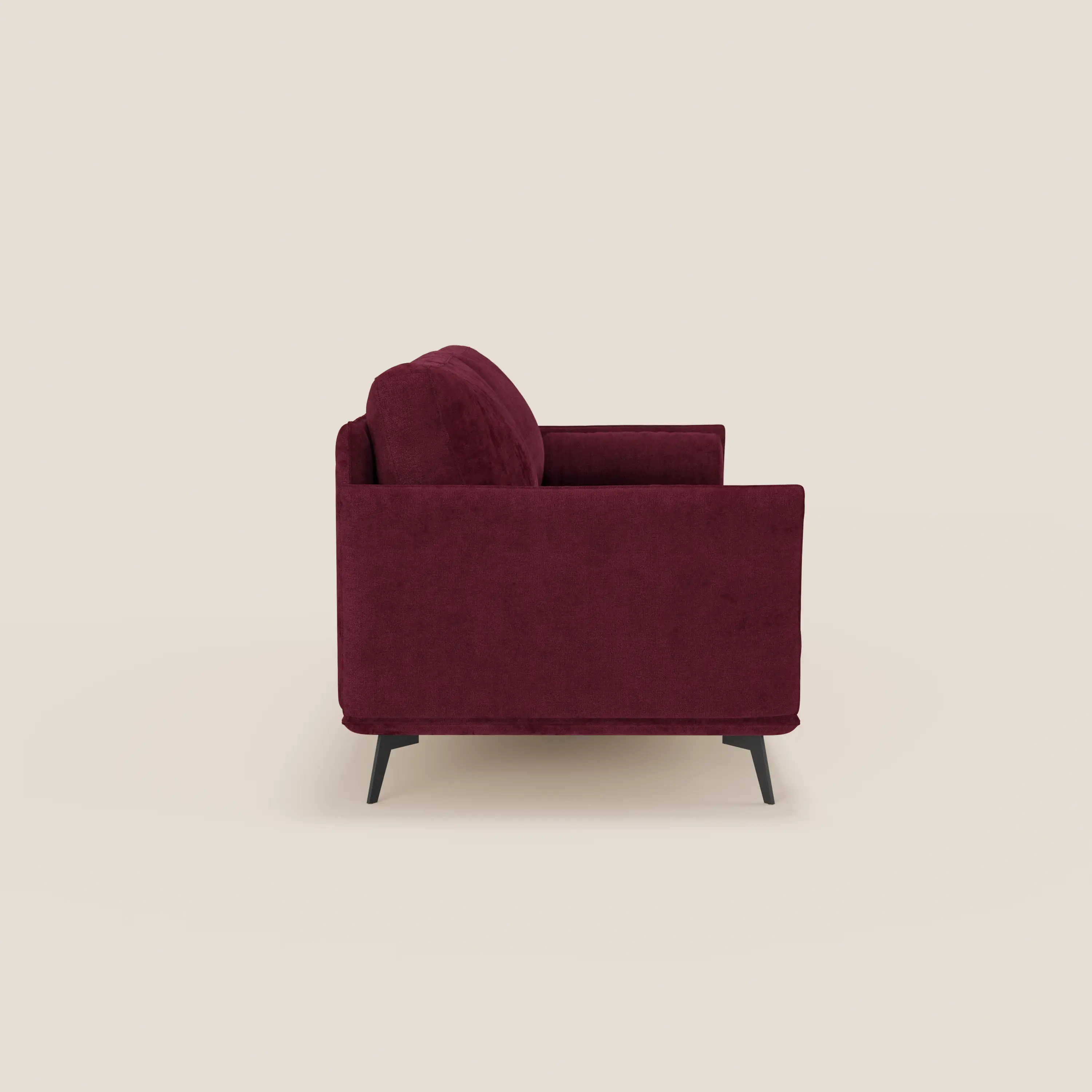 Basalto canapé linéaire 2 ou 3 places avec assise unique et base en métal en tissu détachable T31 - Image 136