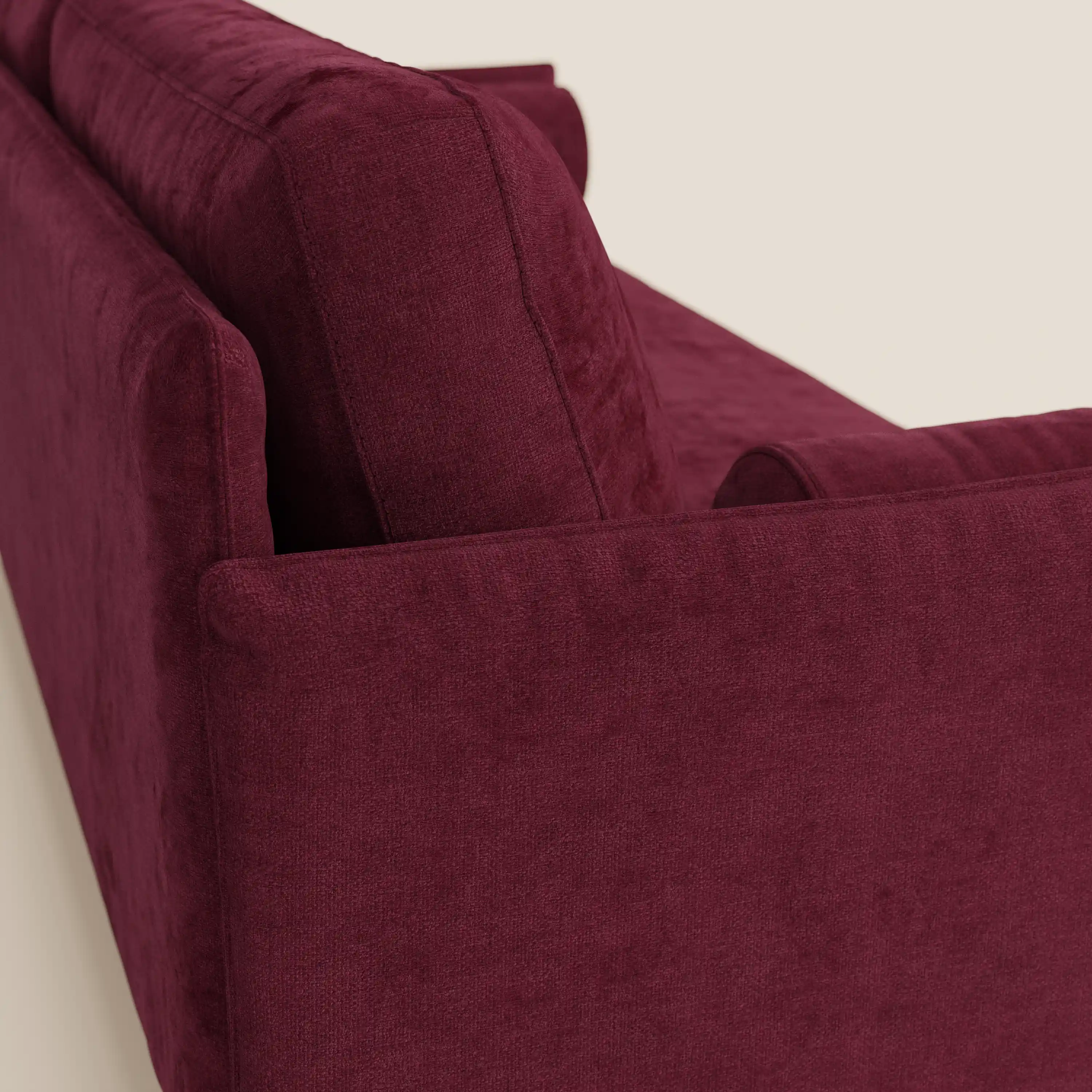 Basalto canapé linéaire 2 ou 3 places avec assise unique et base en métal en tissu détachable T31 - Image 139
