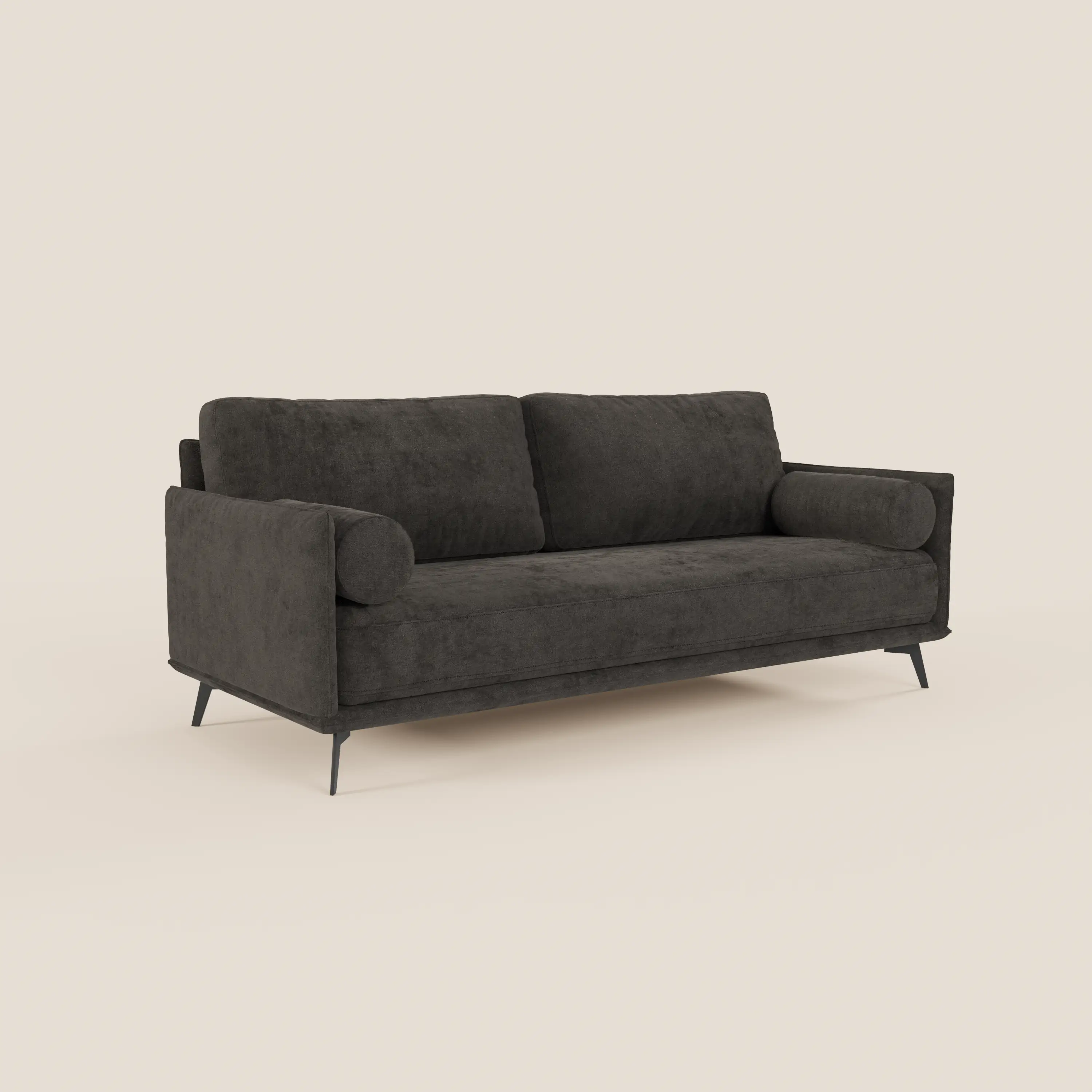 Basalto canapé linéaire 2 ou 3 places avec assise unique et base en métal en tissu détachable T31 - Image 143