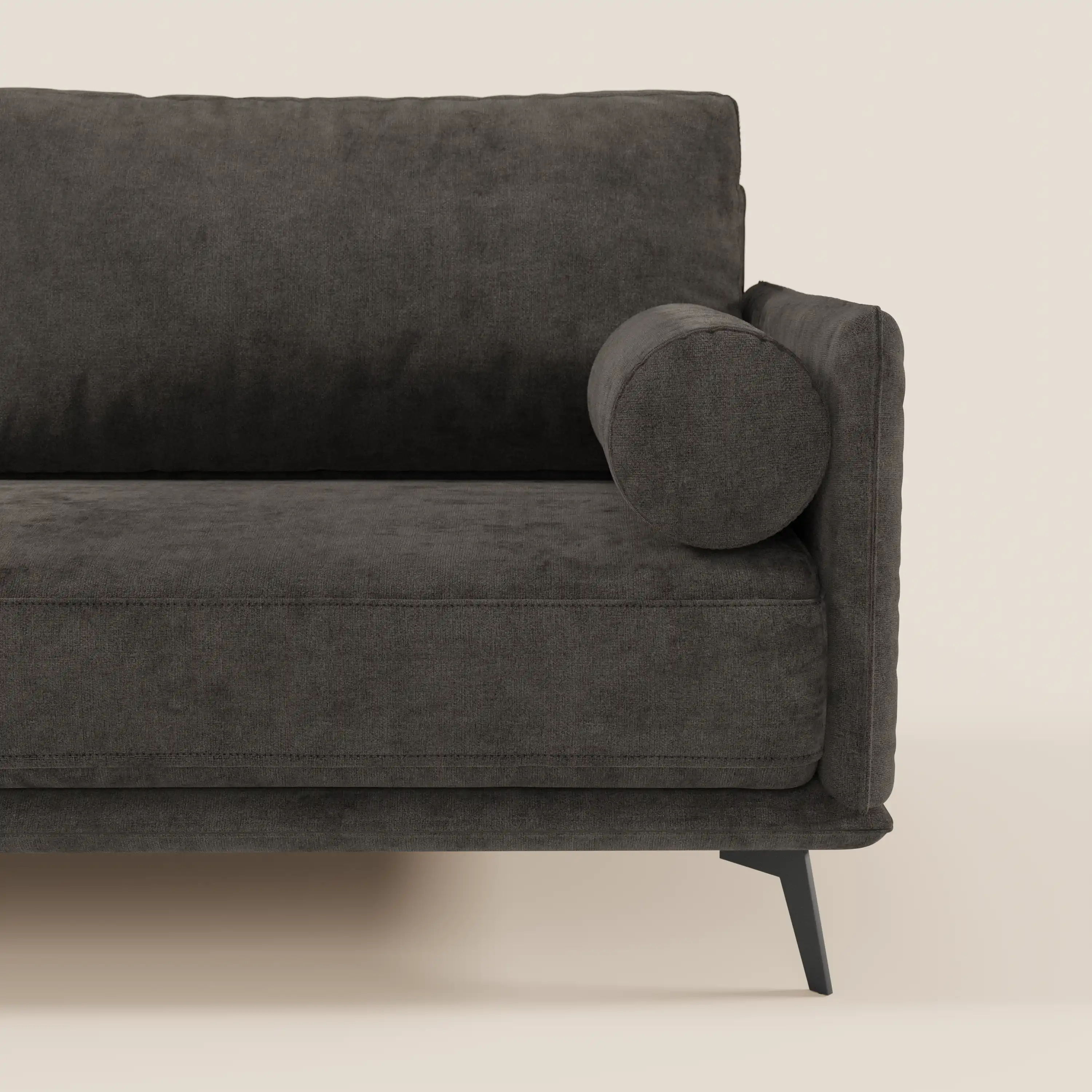 Basalto canapé linéaire 2 ou 3 places avec assise unique et base en métal en tissu détachable T31 - Image 144