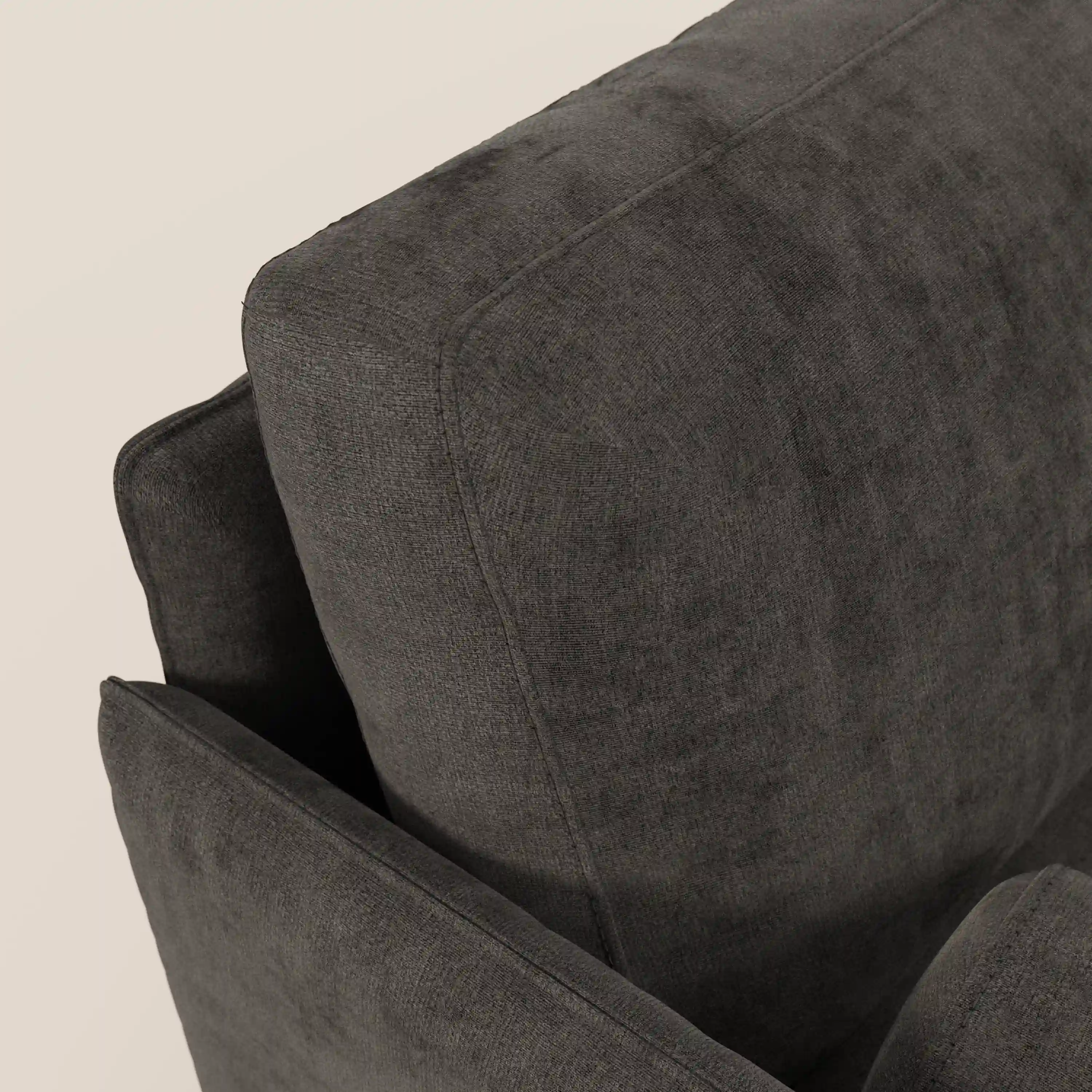 Basalto canapé linéaire 2 ou 3 places avec assise unique et base en métal en tissu détachable T31 - Image 145
