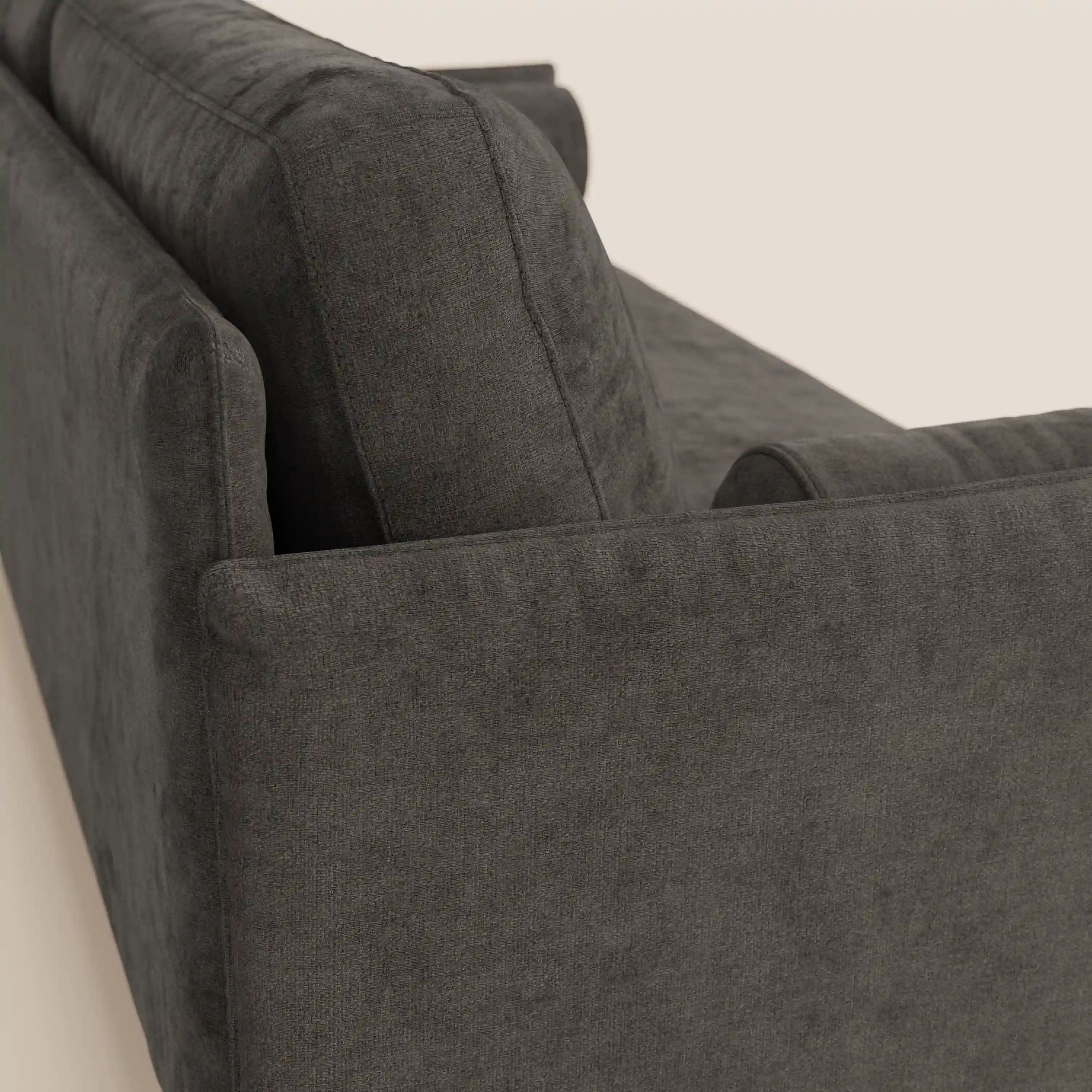Basalto canapé linéaire 2 ou 3 places avec assise unique et base en métal en tissu détachable T31 - Image 149