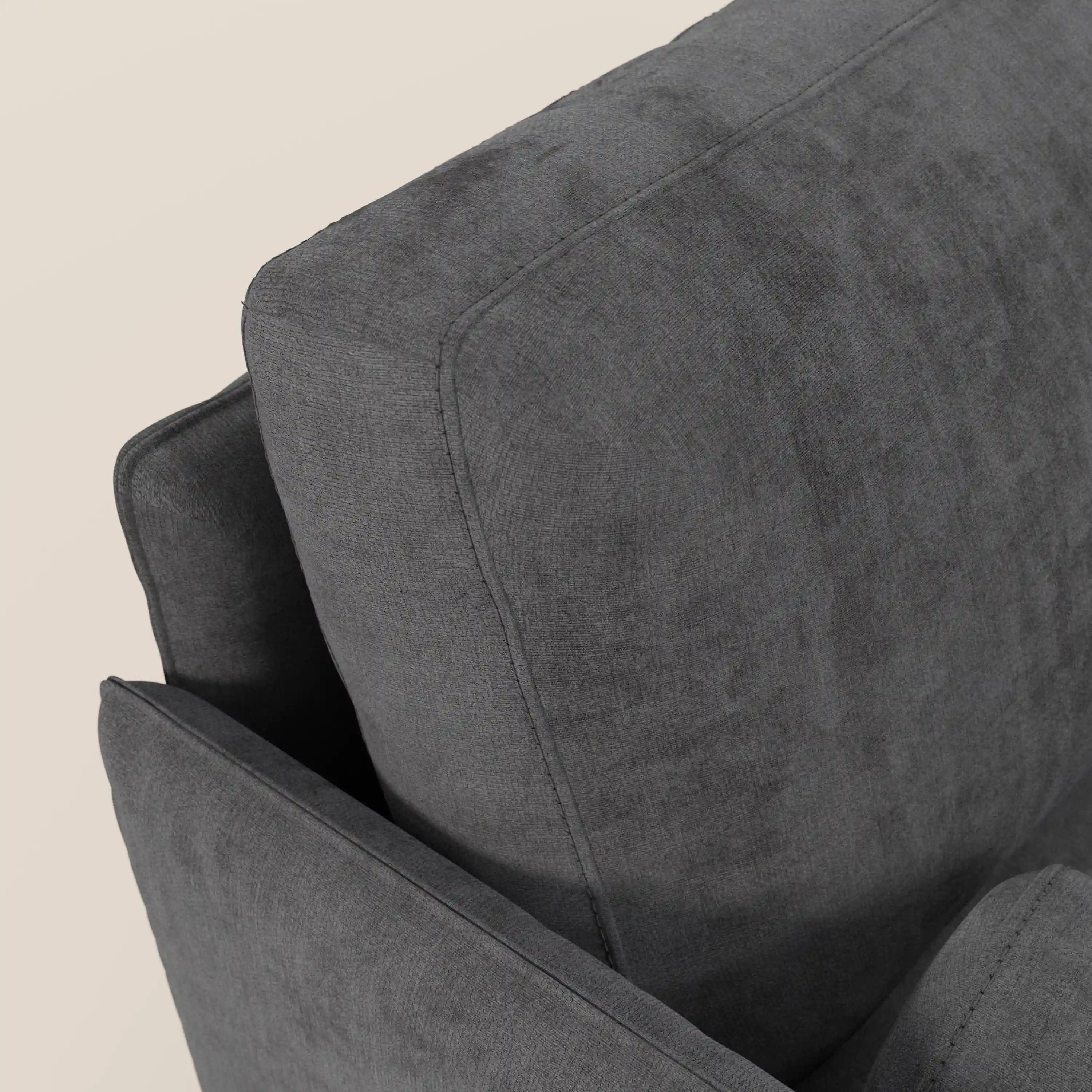 Basalto canapé linéaire 2 ou 3 places avec assise unique et base en métal en tissu détachable T31 - Image 15
