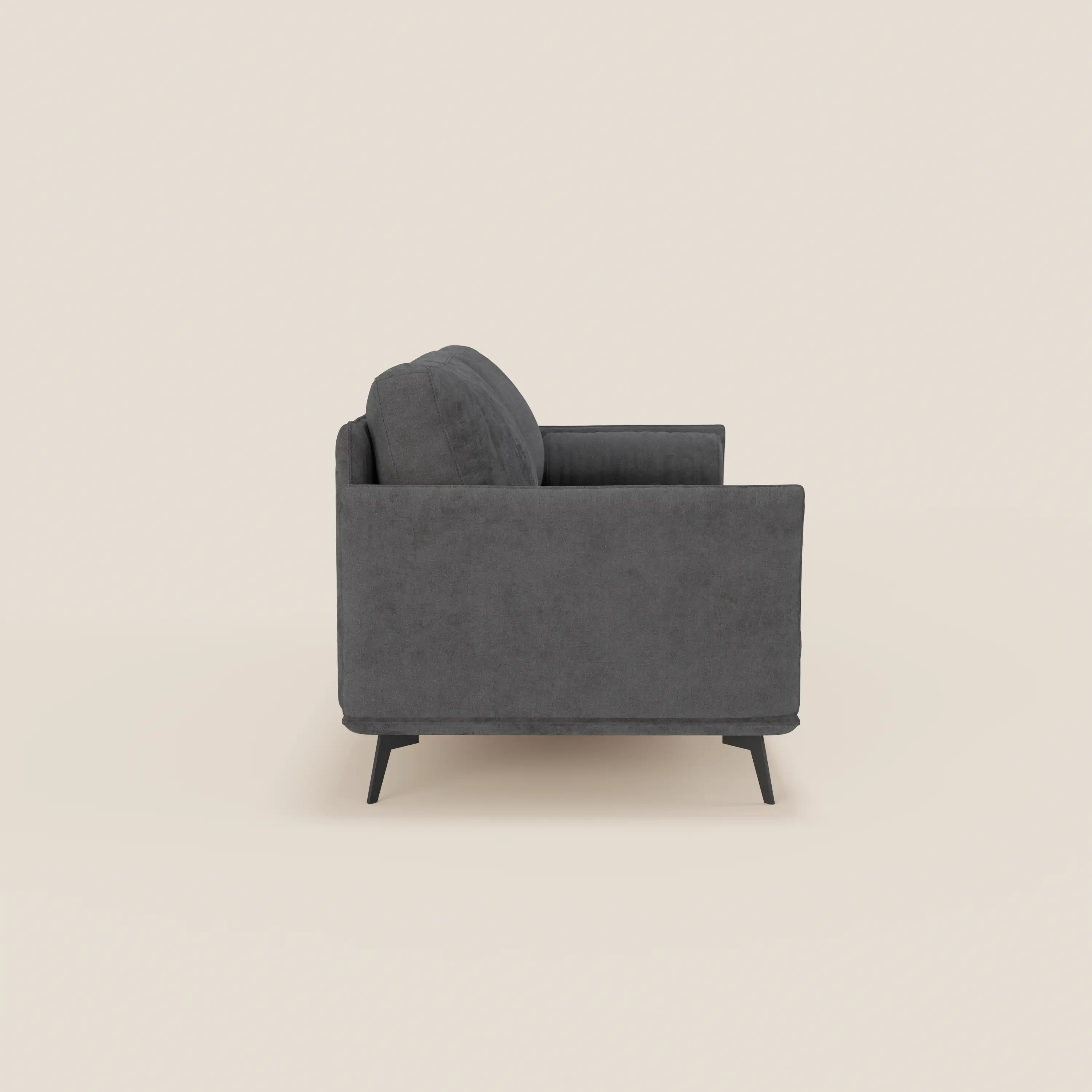 Basalto canapé linéaire 2 ou 3 places avec assise unique et base en métal en tissu détachable T31 - Image 16