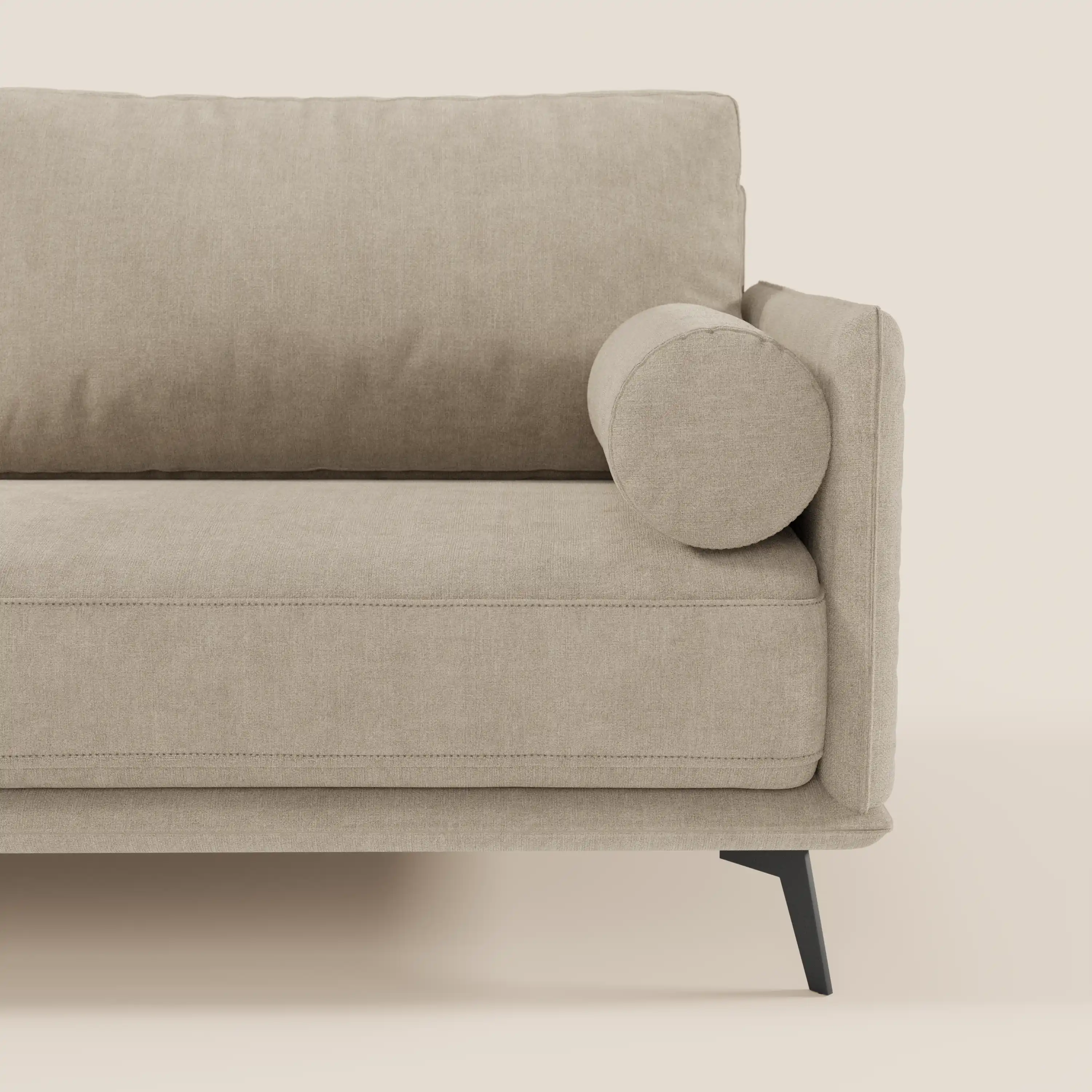 Basalto canapé linéaire 2 ou 3 places avec assise unique et base en métal en tissu détachable T31 - Image 24