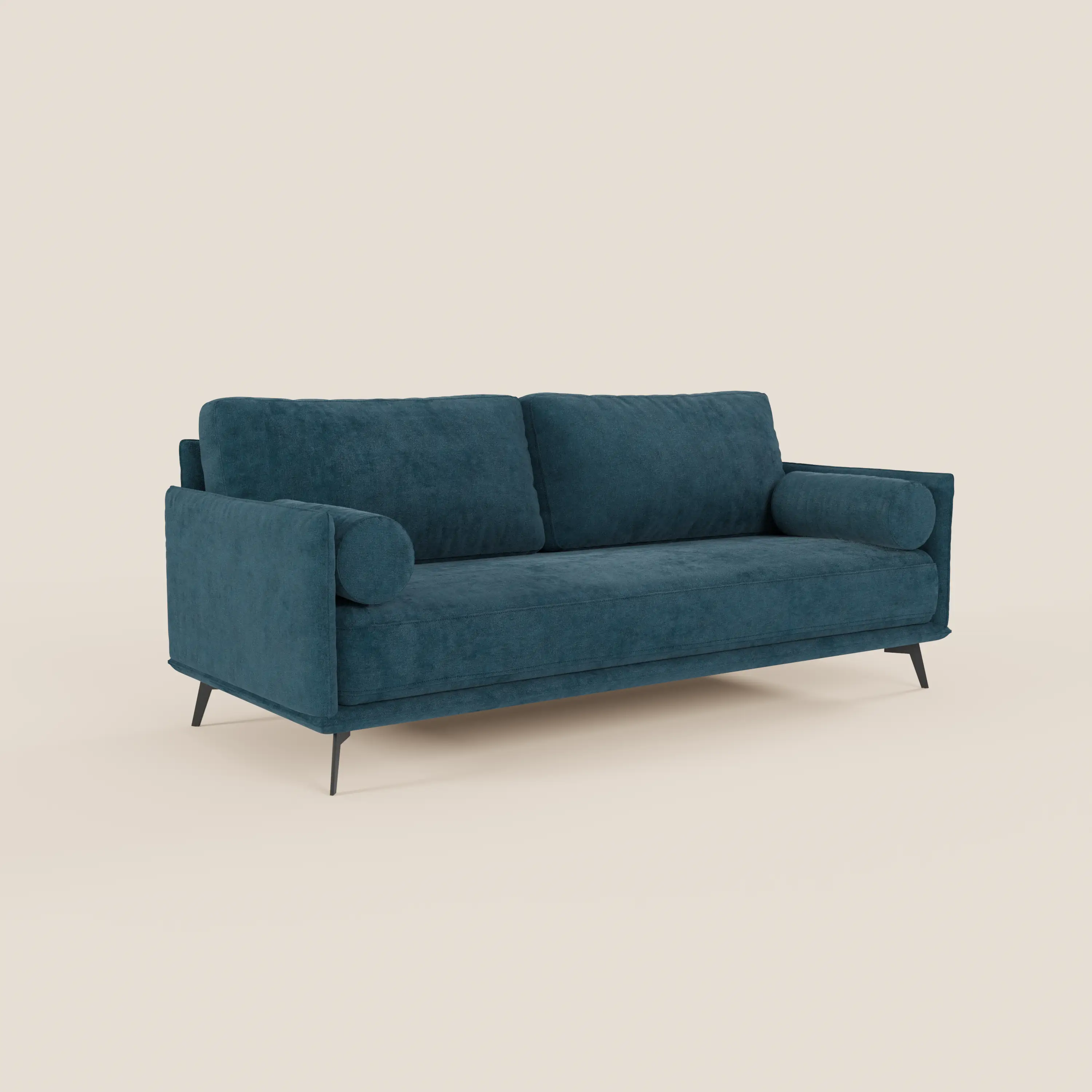 Basalto canapé linéaire 2 ou 3 places avec assise unique et base en métal en tissu détachable T31 - Image 3