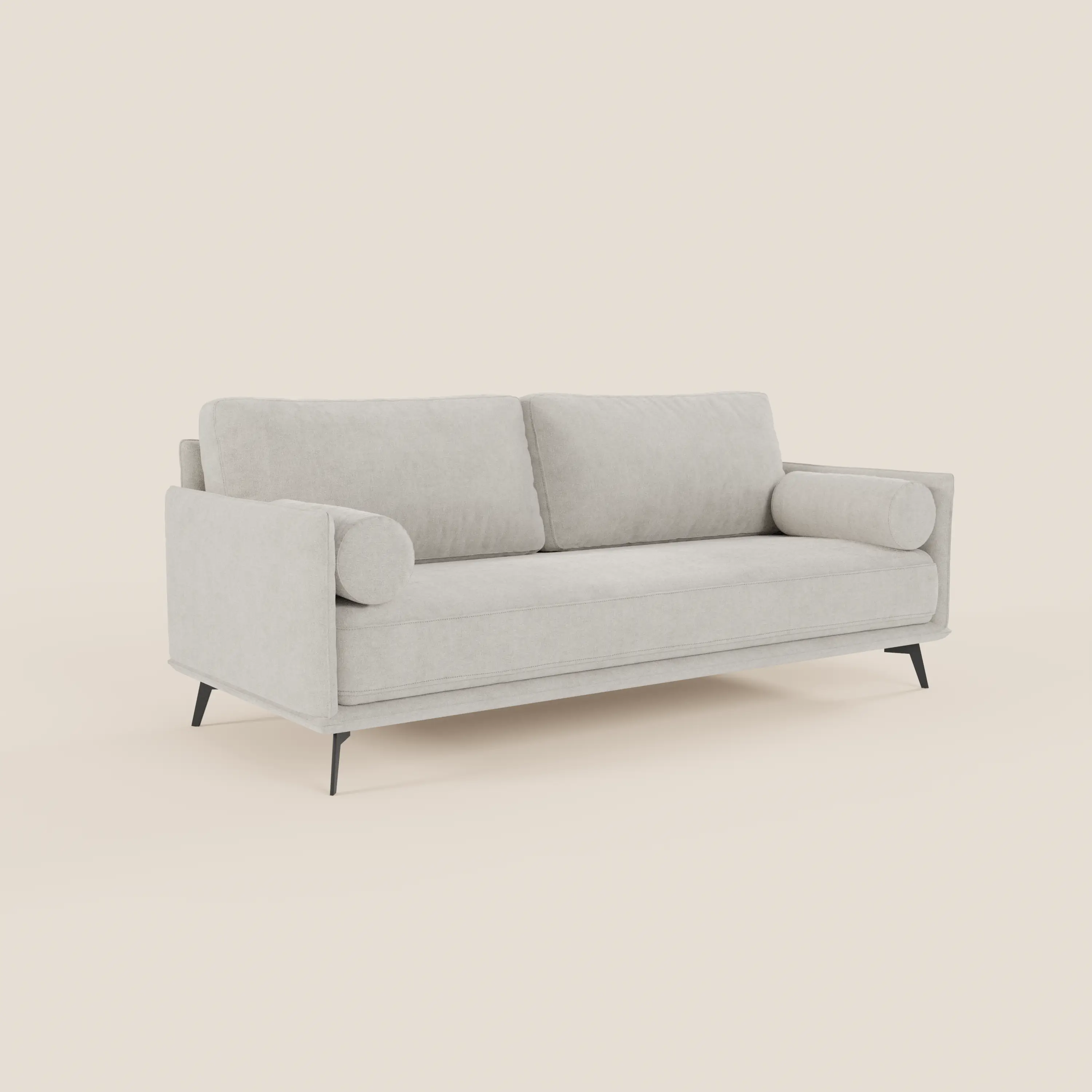 Basalto canapé linéaire 2 ou 3 places avec assise unique et base en métal en tissu détachable T31 - Image 33