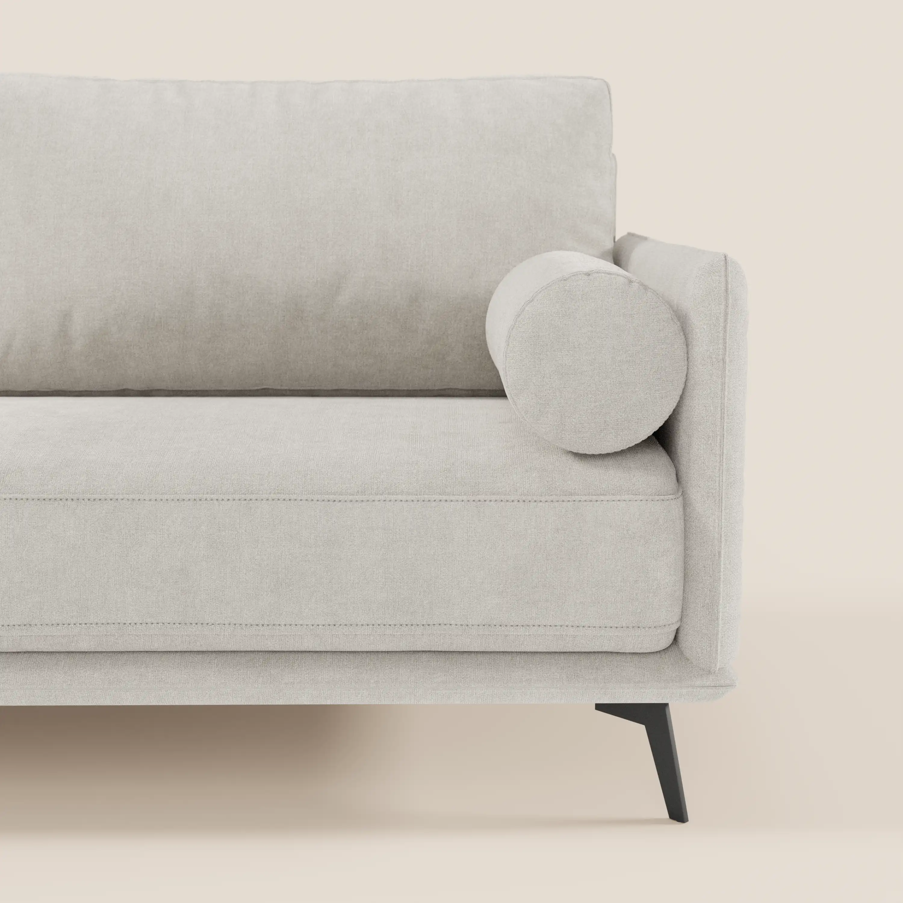 Basalto canapé linéaire 2 ou 3 places avec assise unique et base en métal en tissu détachable T31 - Image 34