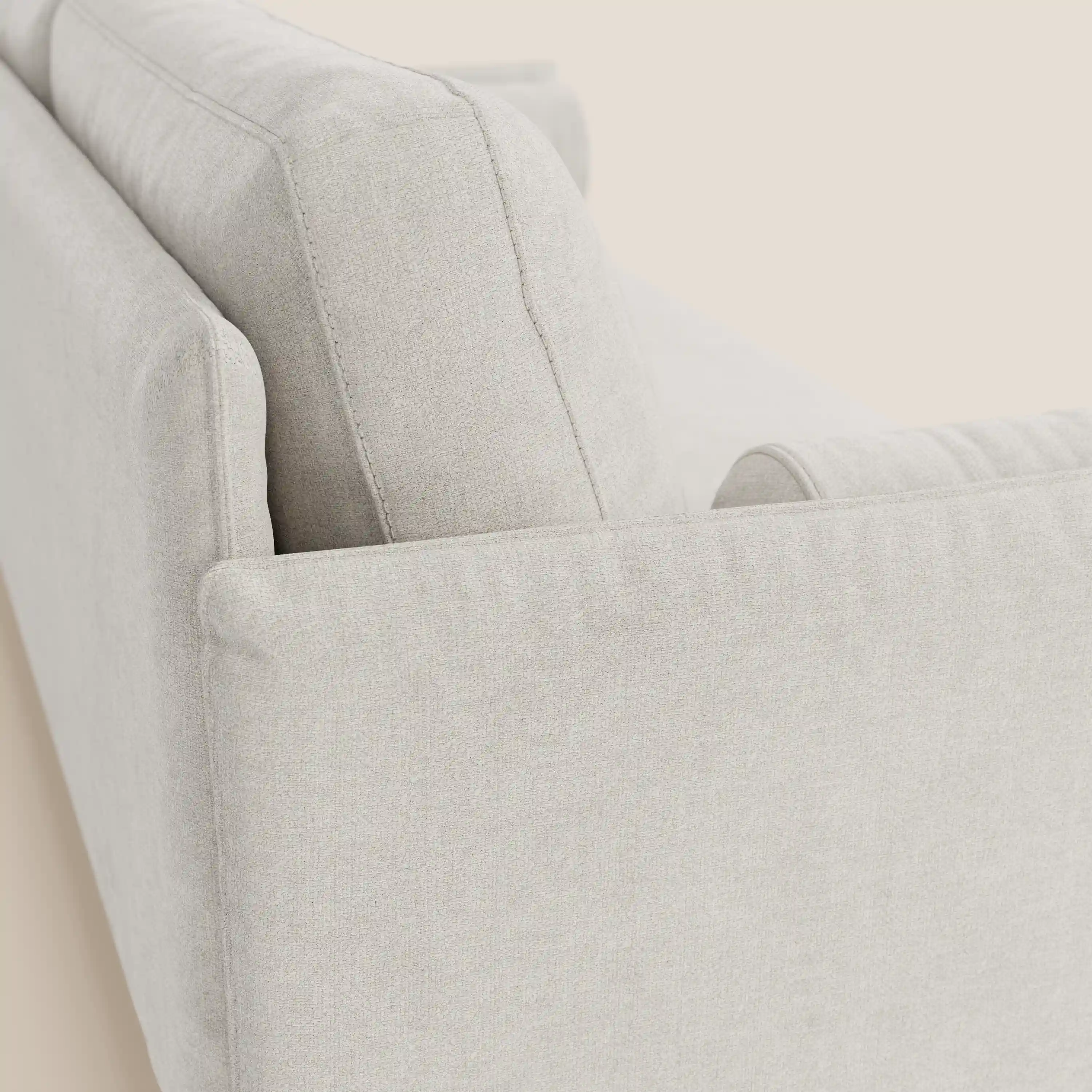 Basalto canapé linéaire 2 ou 3 places avec assise unique et base en métal en tissu détachable T31 - Image 39
