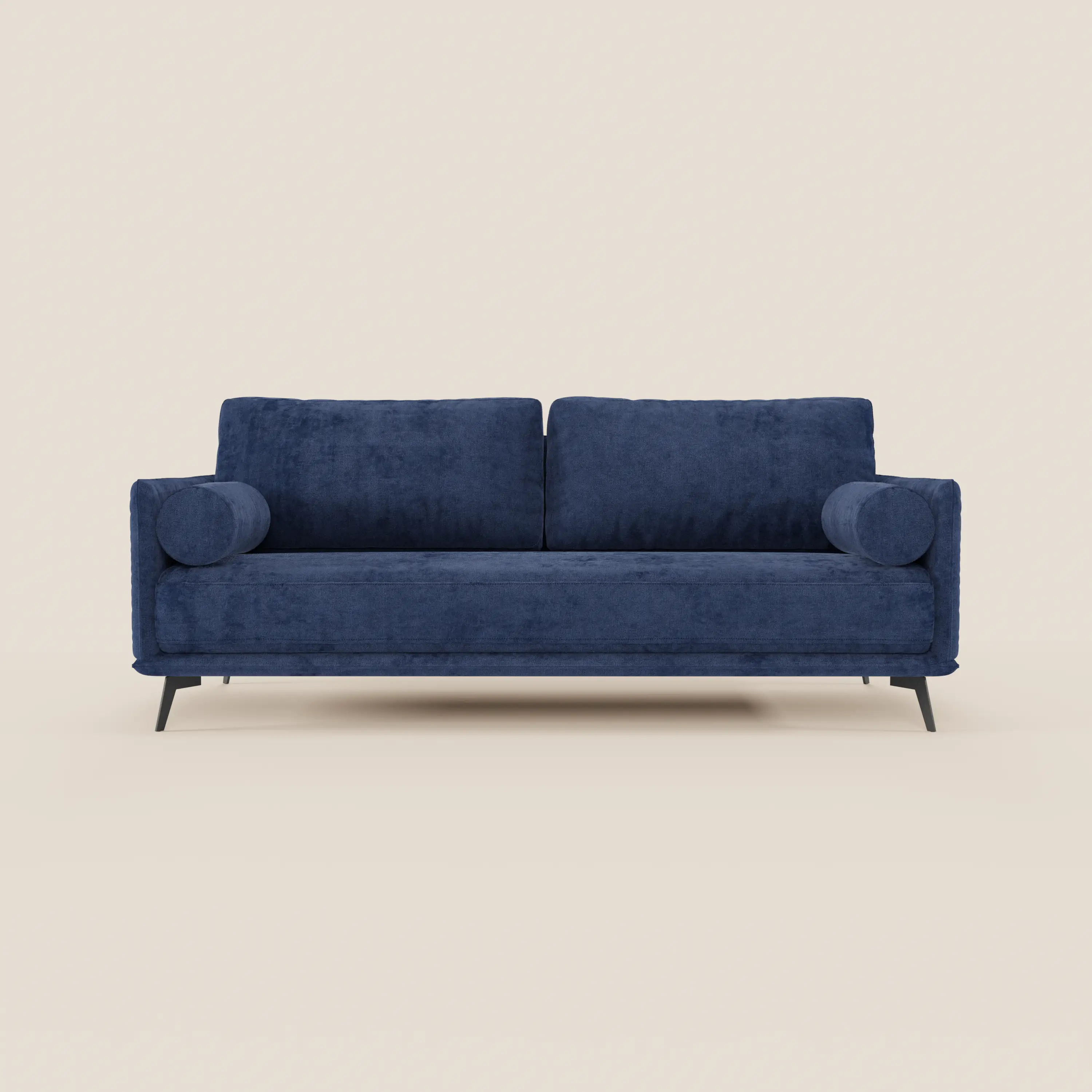 Basalto canapé linéaire 2 ou 3 places avec assise unique et base en métal en tissu détachable T31 - Image 42