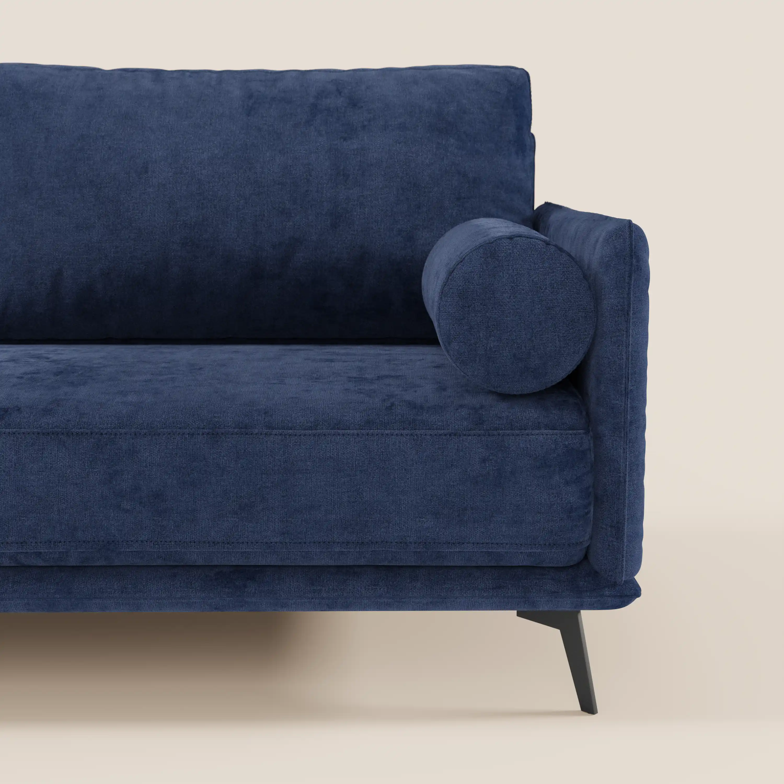 Basalto canapé linéaire 2 ou 3 places avec assise unique et base en métal en tissu détachable T31 - Image 44