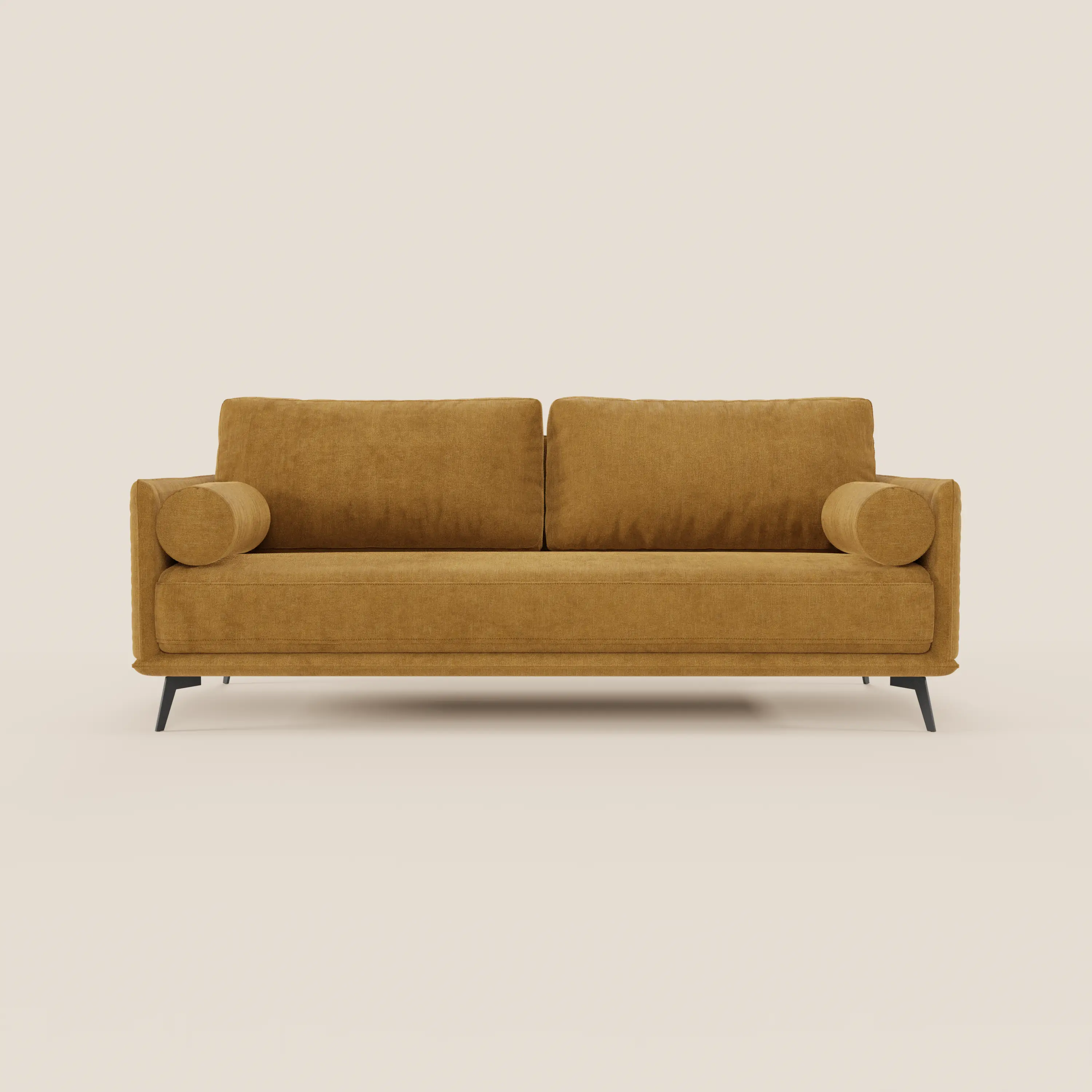 Basalto canapé linéaire 2 ou 3 places avec assise unique et base en métal en tissu détachable T31 - Image 52