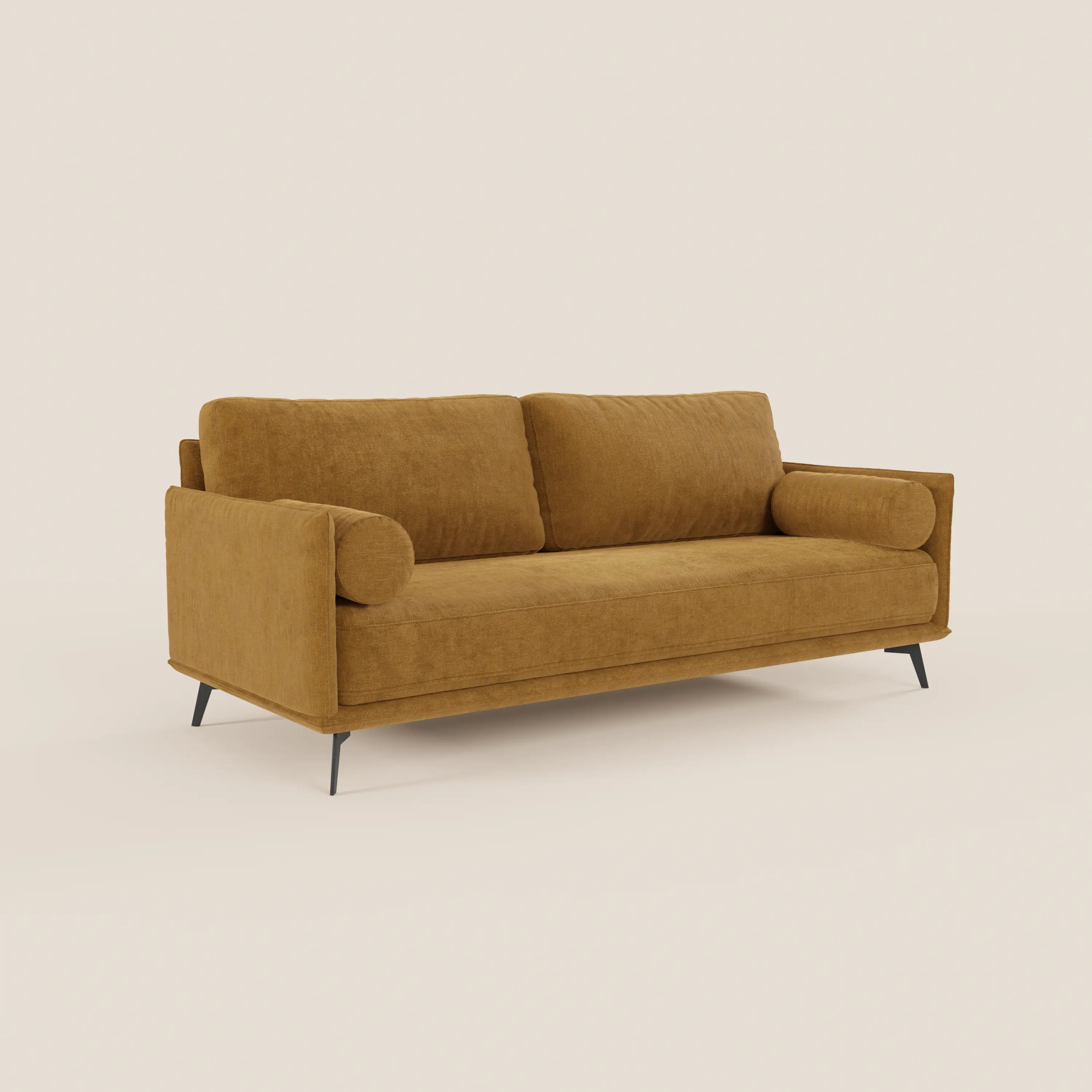 Basalto canapé linéaire 2 ou 3 places avec assise unique et base en métal en tissu détachable T31 - Image 53