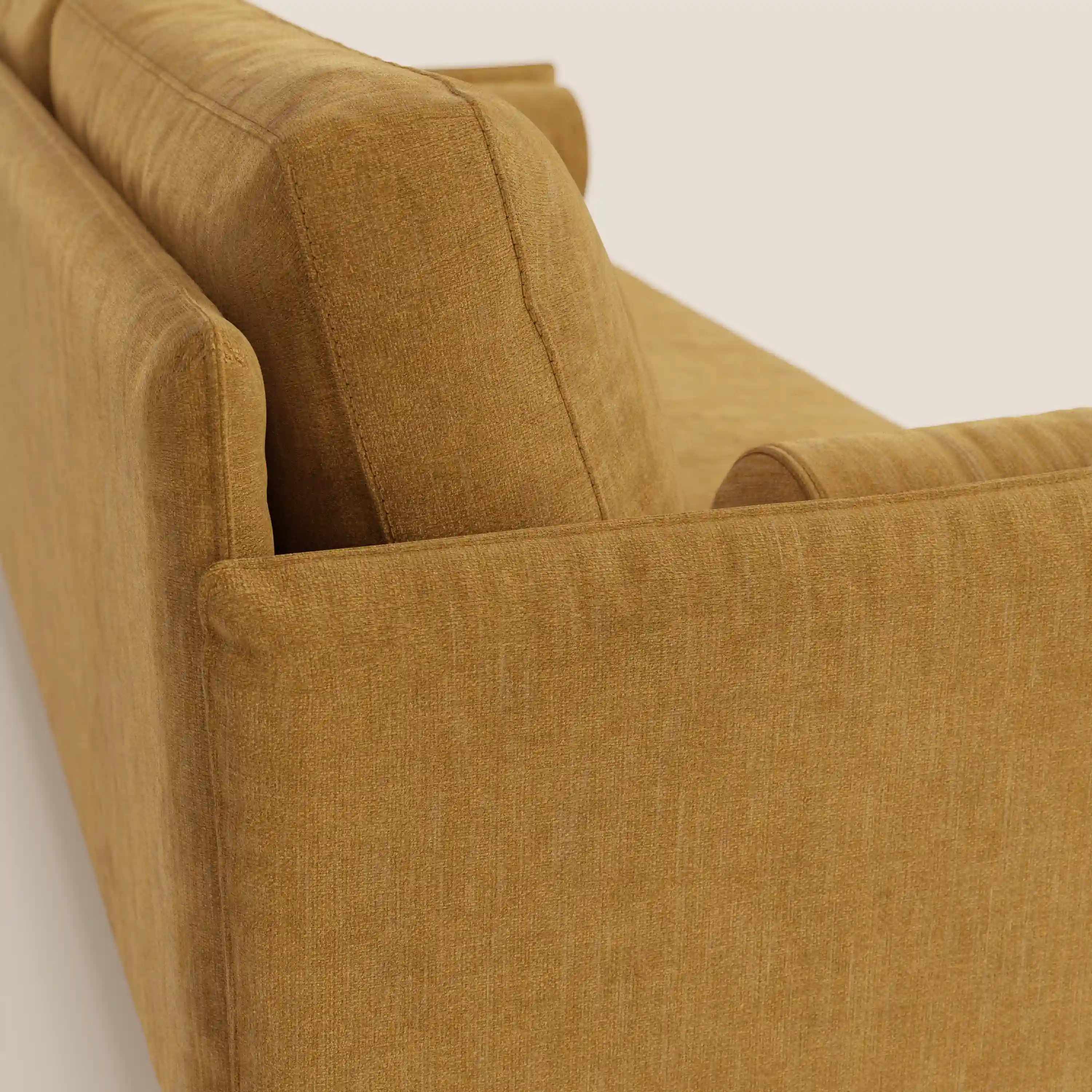 Basalto canapé linéaire 2 ou 3 places avec assise unique et base en métal en tissu détachable T31 - Image 59