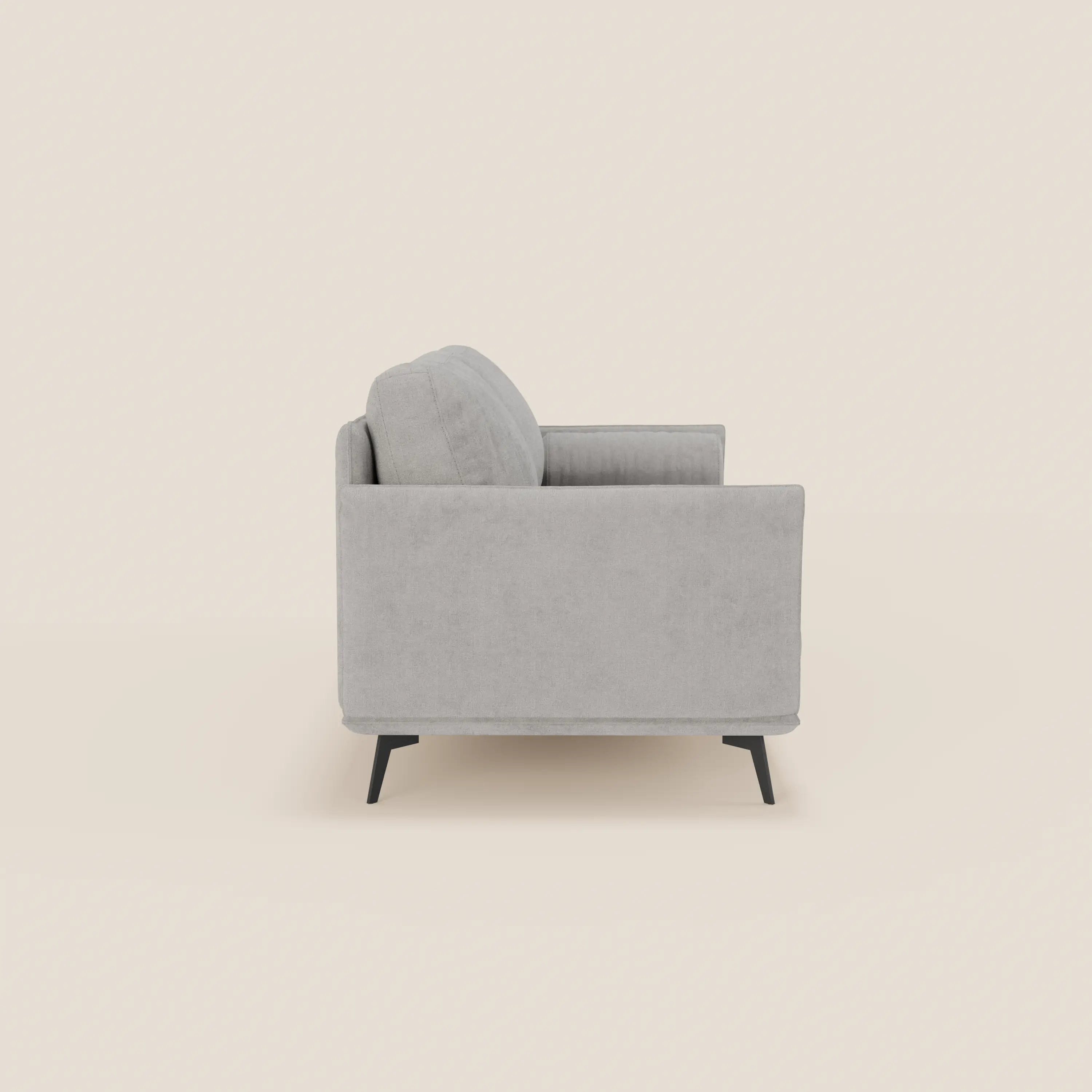 Basalto canapé linéaire 2 ou 3 places avec assise unique et base en métal en tissu détachable T31 - Image 66